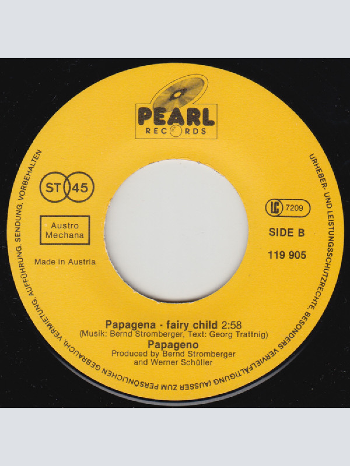 Vinyl / Papageno (2) - Papagena - Sonnenkind
