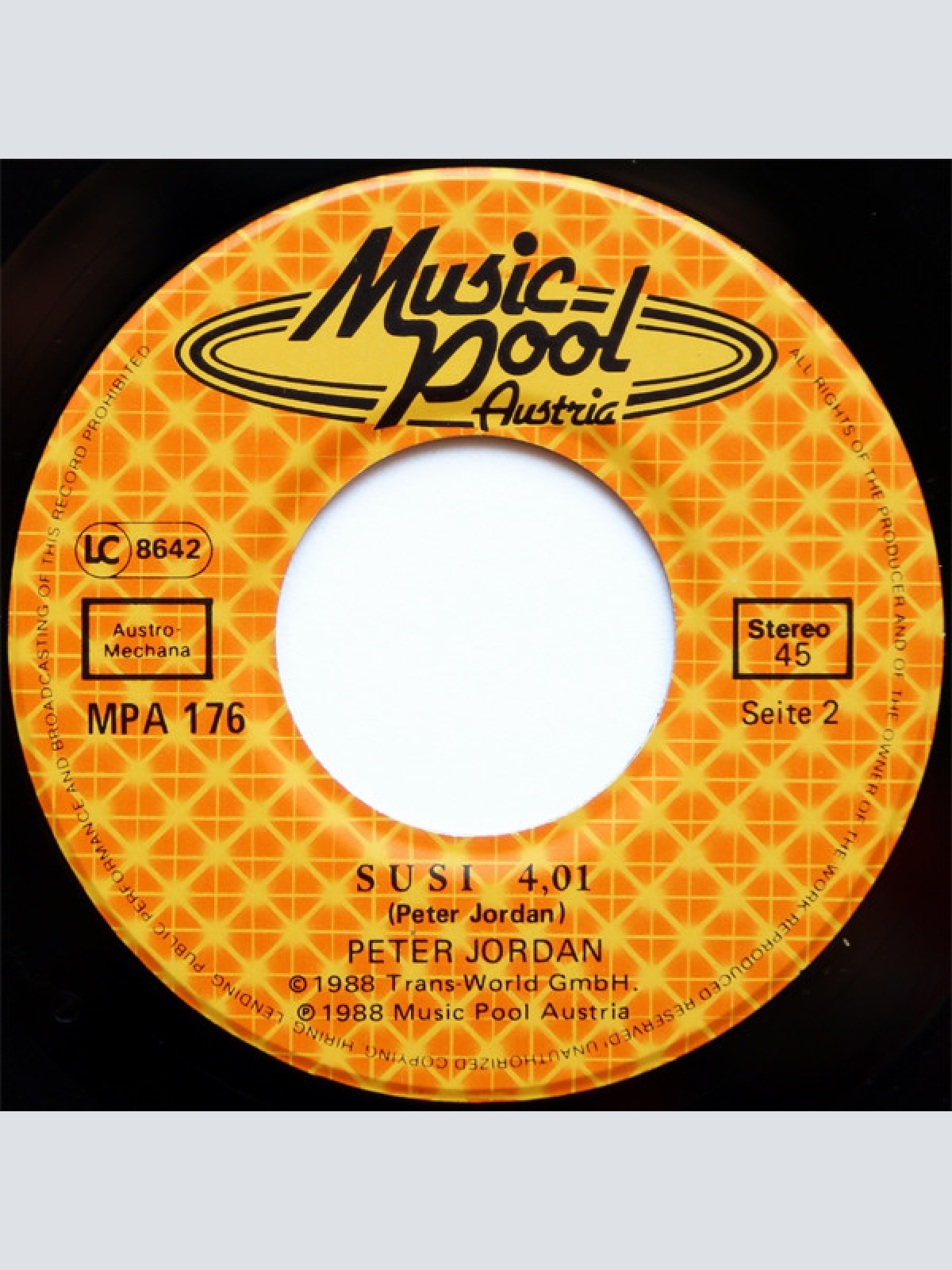 Vinyl / Peter Jordan (7) - Eine Tasse Kaffee