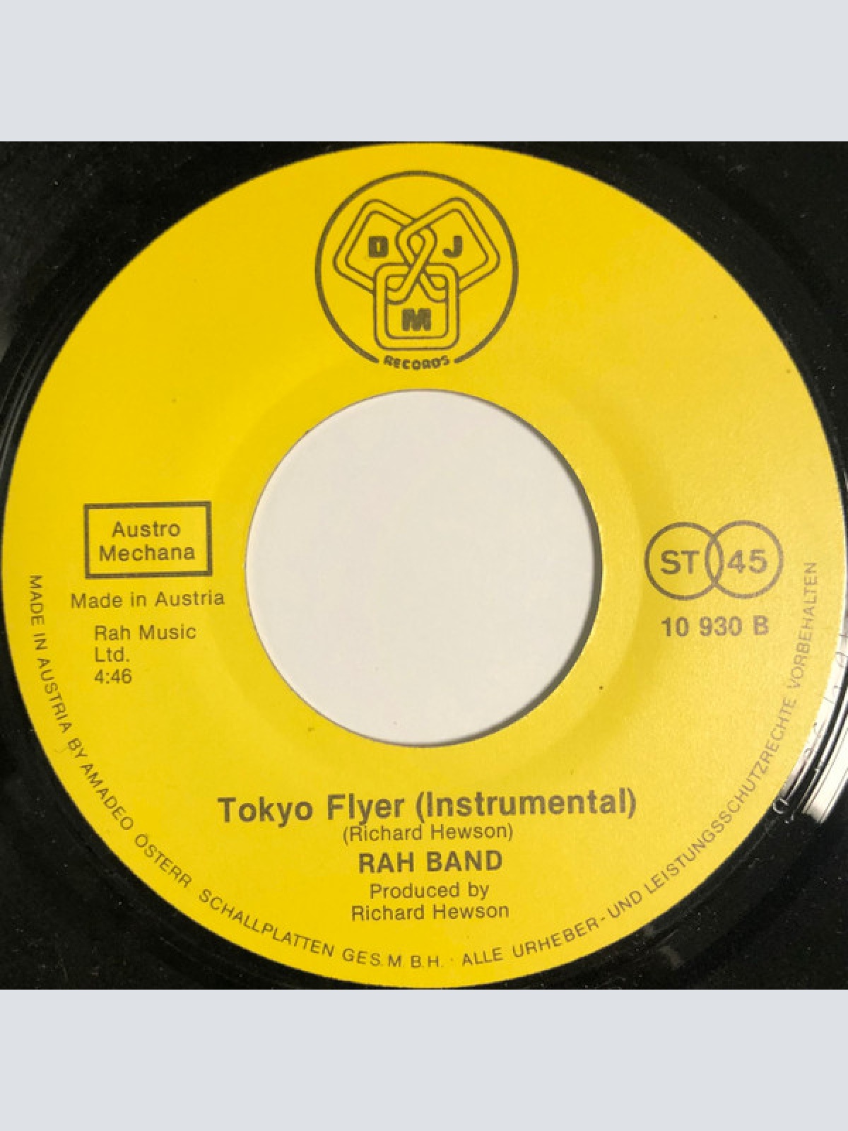 Vinyl / RAH Band - Tokyo Flyer