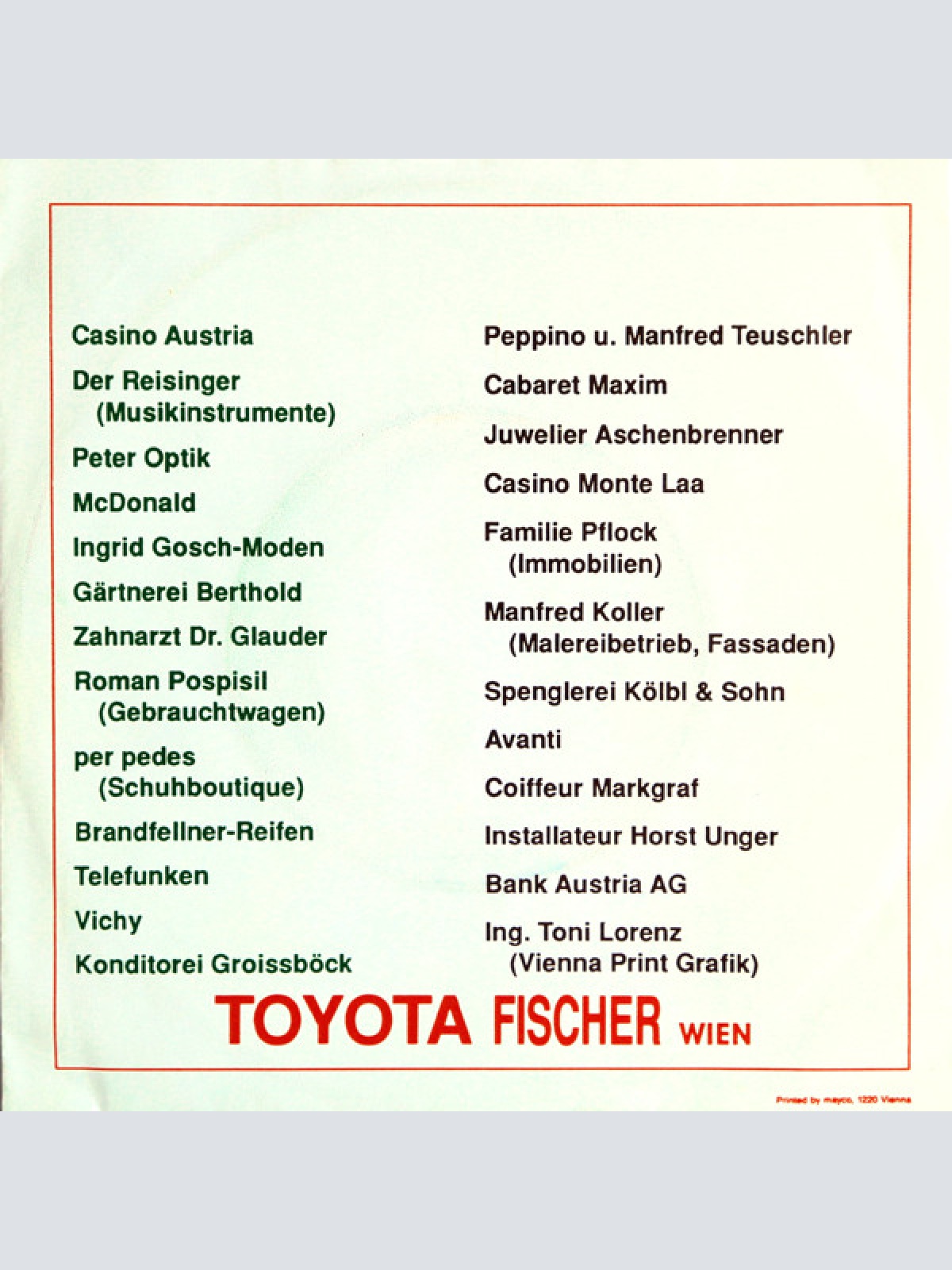 Vinyl / Charlie Kaindl* - Des Leben Is A Wahnsinn