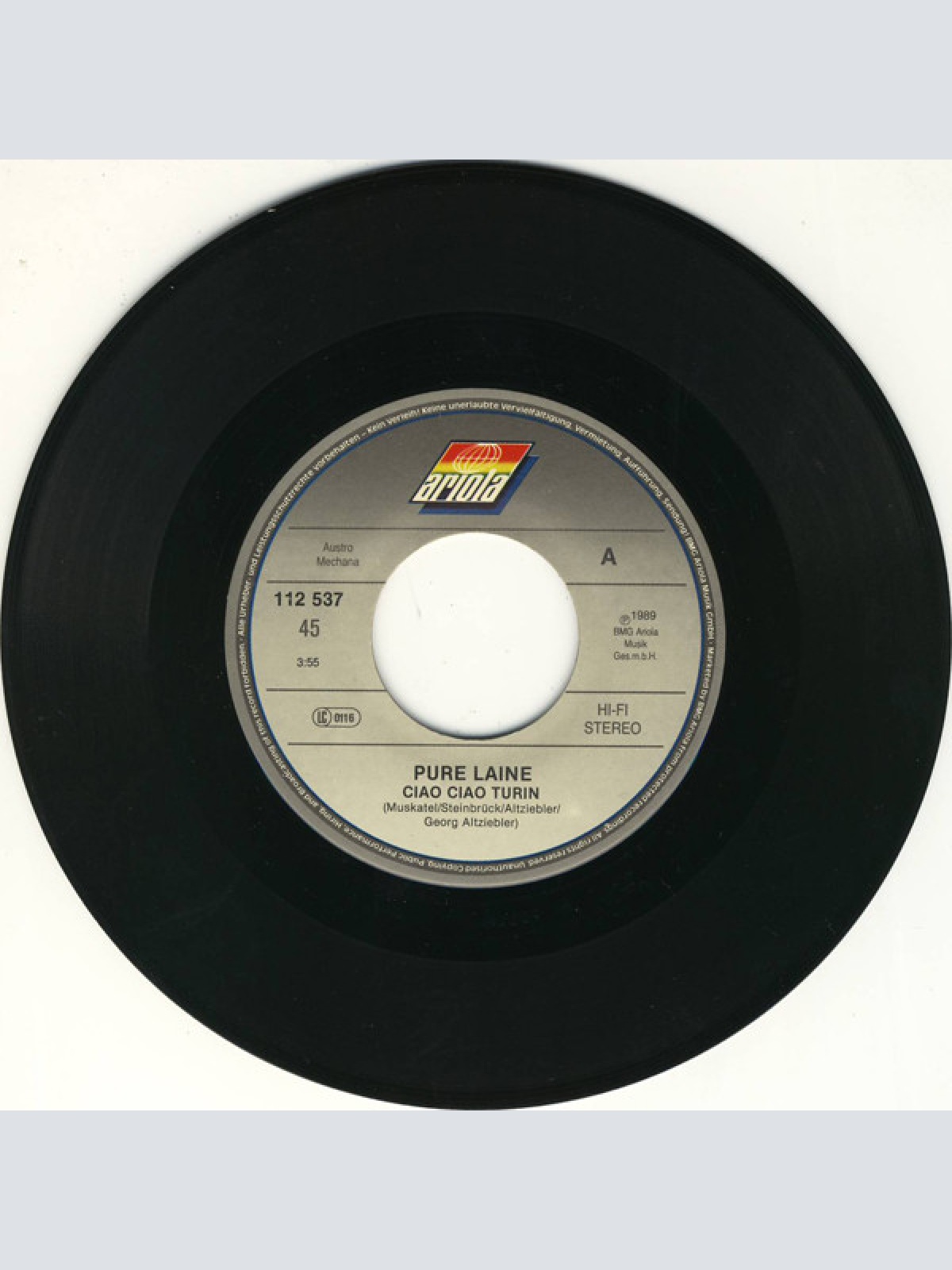 Vinyl / Pure Laine - Ciao Ciao Turin