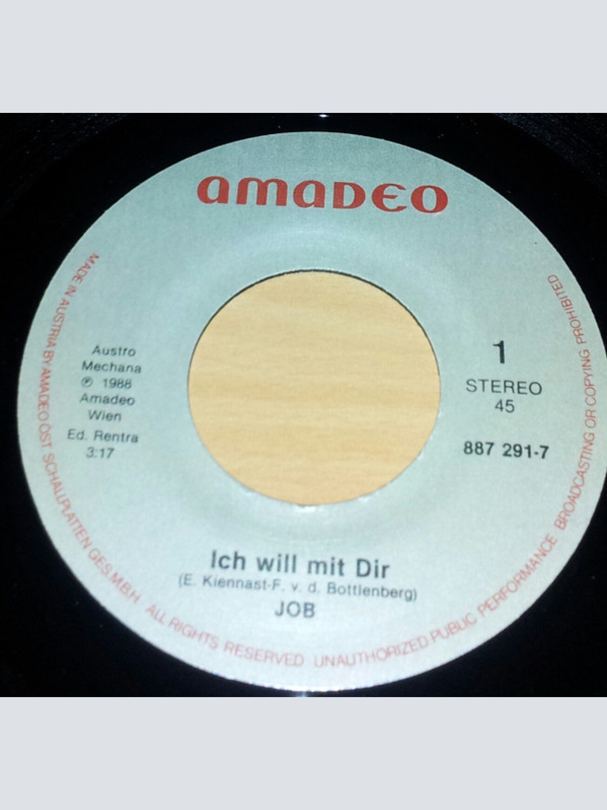 Vinyl / Job (12) - Ich Will Mit Dir