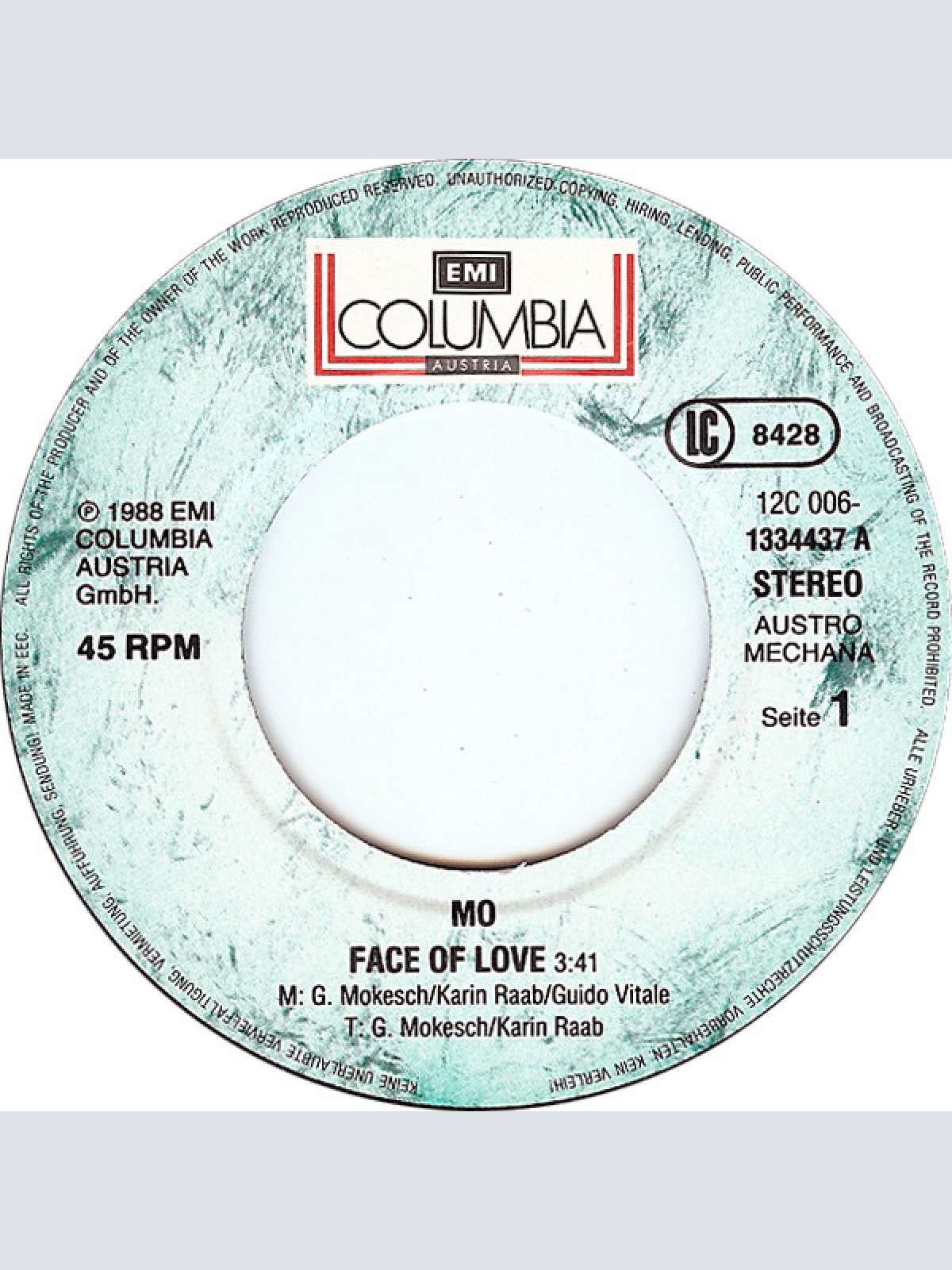 Vinyl / Mo (12) - Face Of Love