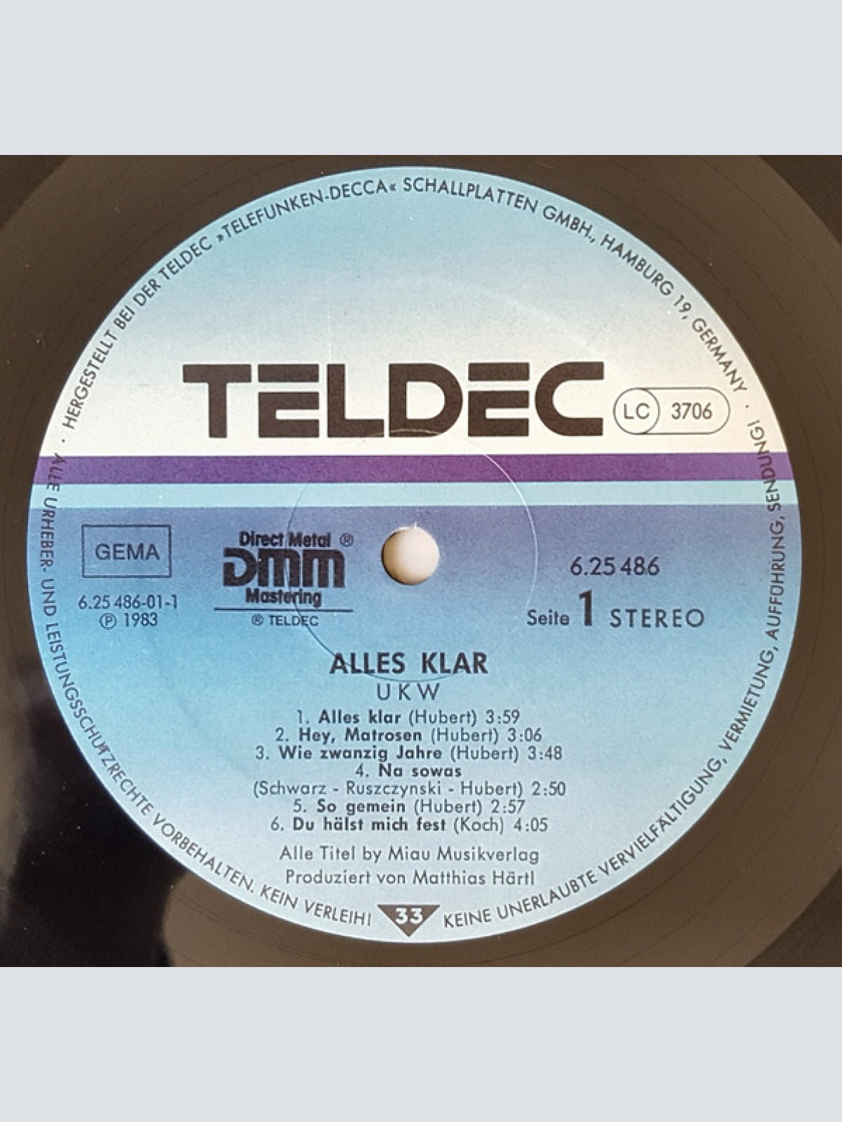 Vinyl / UKW (2) - Alles Klar