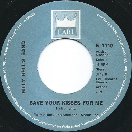 Vinyl / Billy Bell's Band - Save Your Kisses For Me