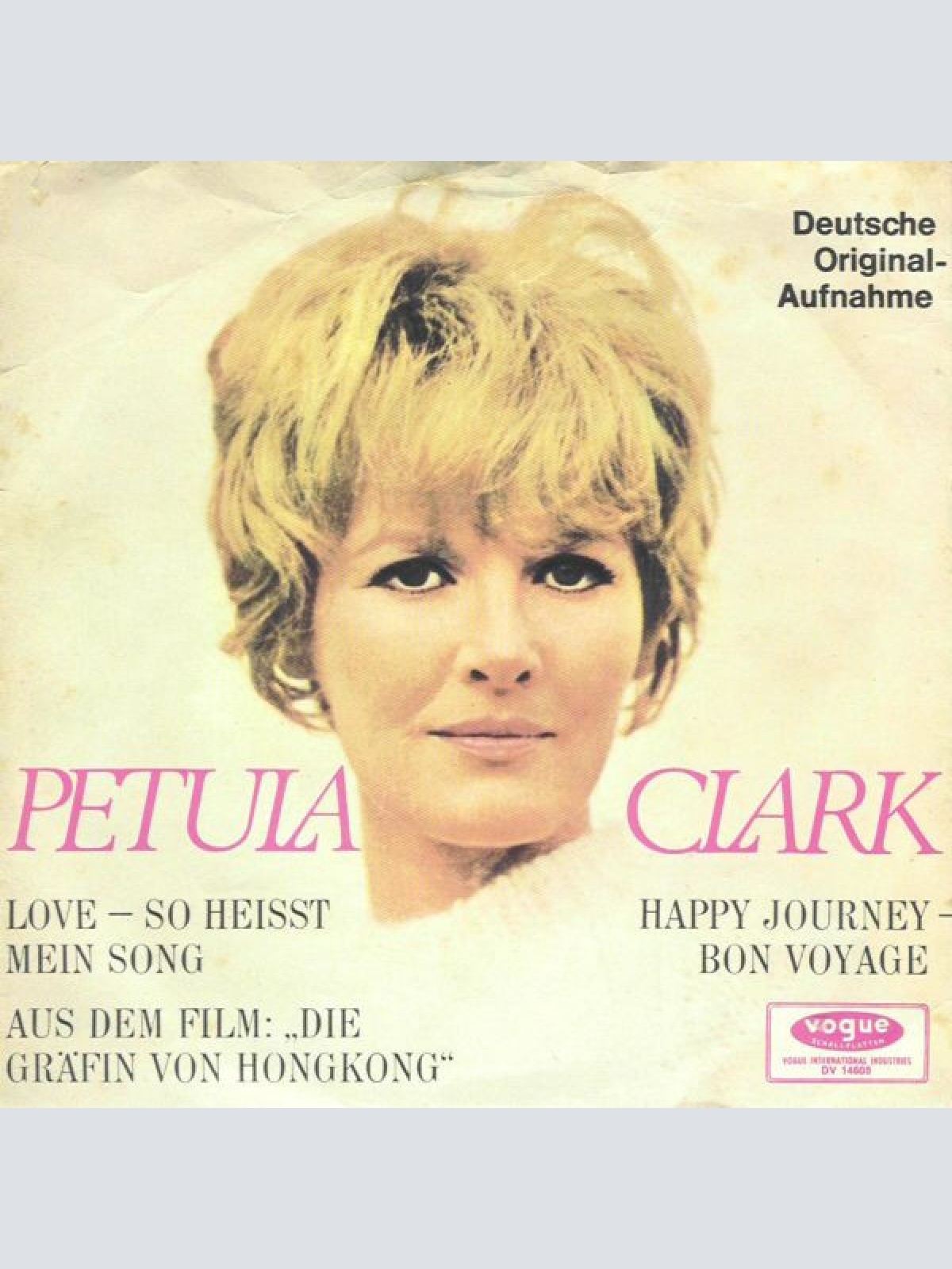 Vinyl / Petula Clark - Love - So Heißt Mein Song / Happy Journey - Bon Voyage