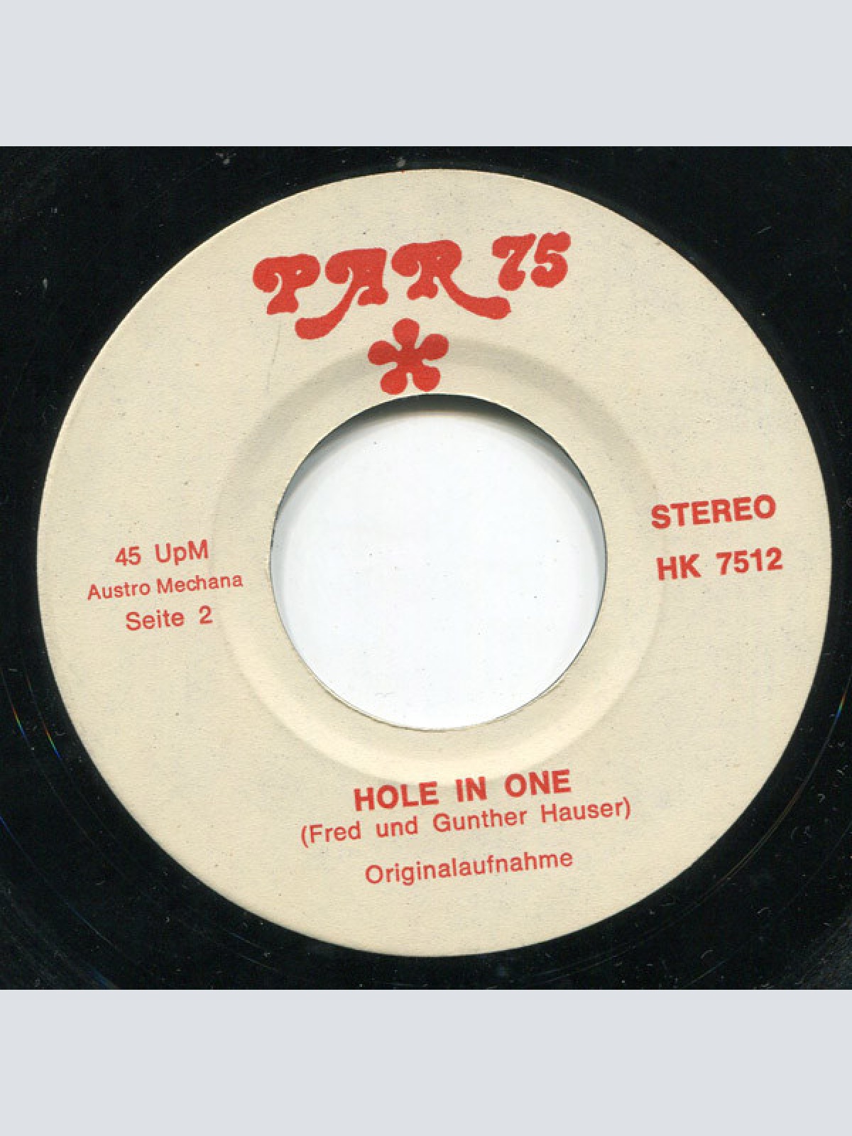 Vinyl / Austria's First Golf - Band - Man Spielt Golf / Hole In One