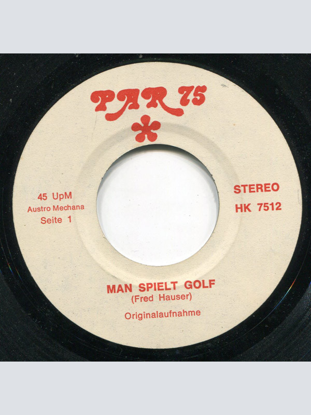Vinyl / Austria's First Golf - Band - Man Spielt Golf / Hole In One