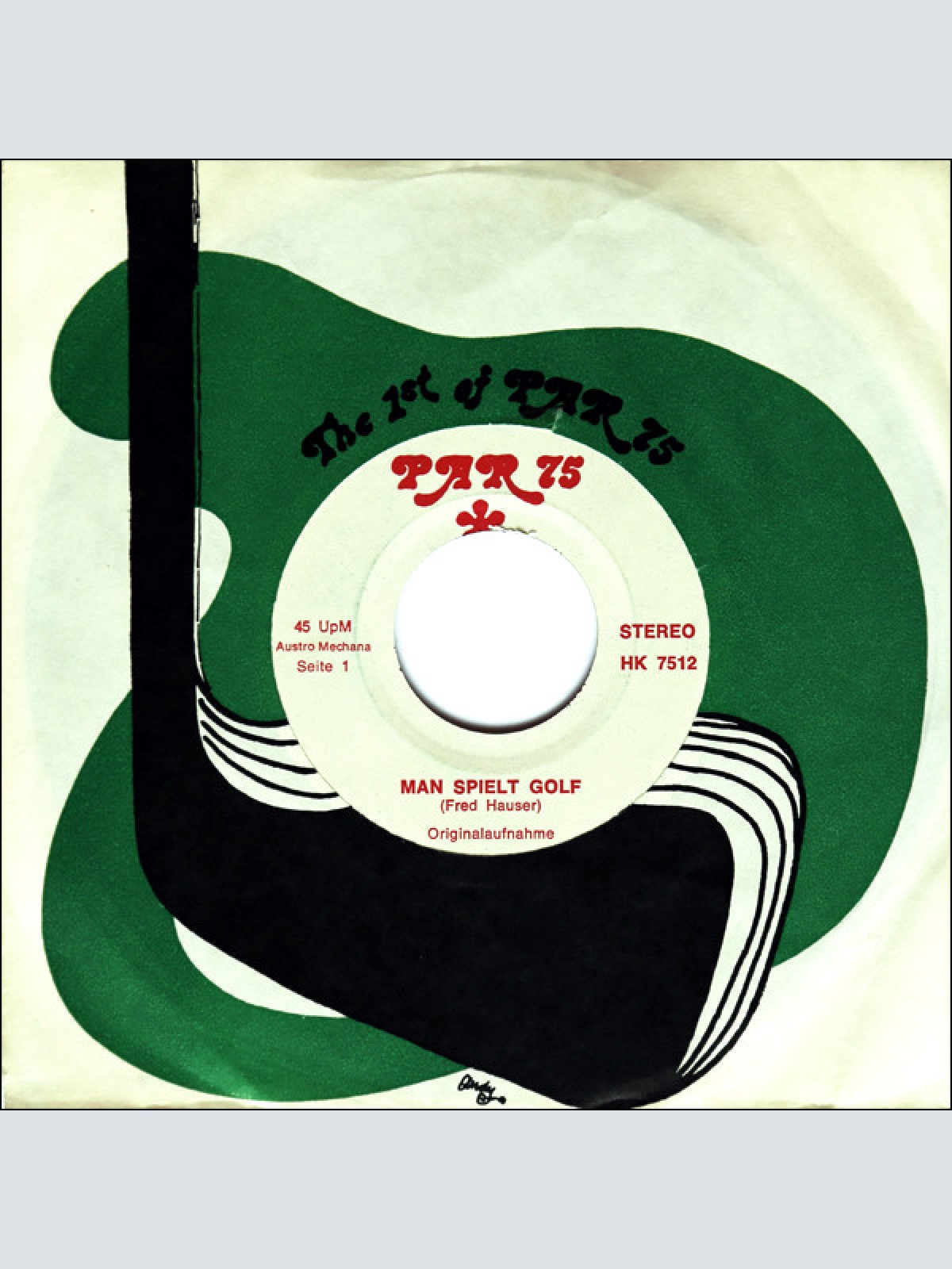 Vinyl / Austria's First Golf - Band - Man Spielt Golf / Hole In One