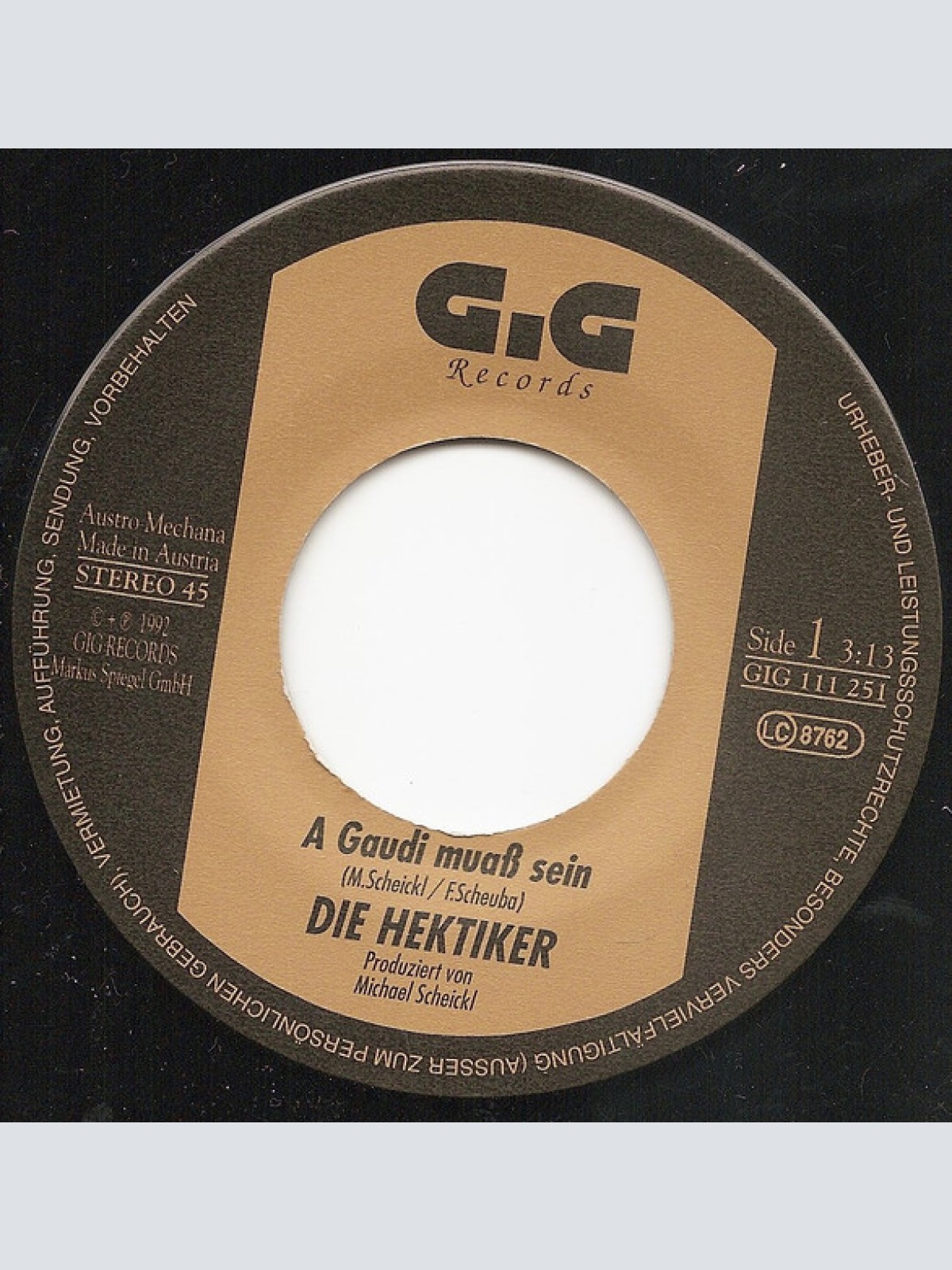 Vinyl / Die Hektiker - A Gaudi Muaß Sein / In Der Buchhandlung