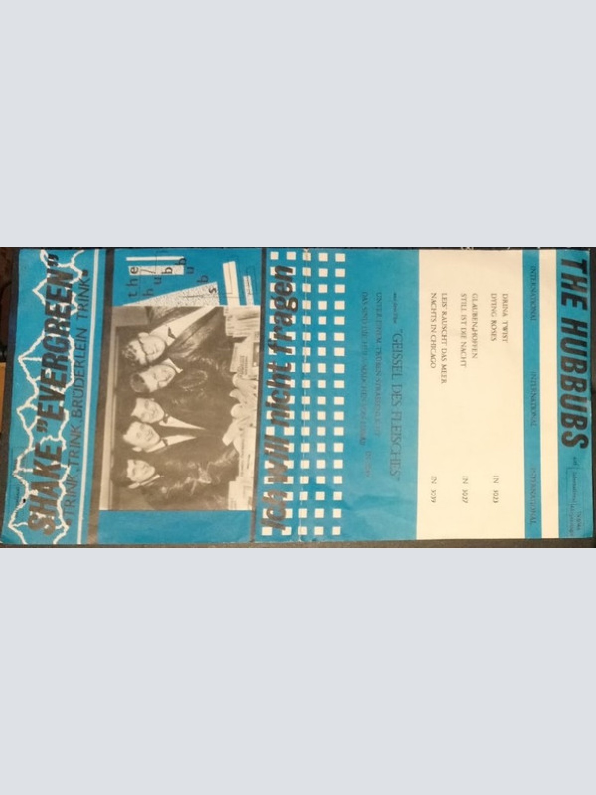 Vinyl / The Hubbubs - Shake "Evergreen" / Ich Will Nicht Fragen