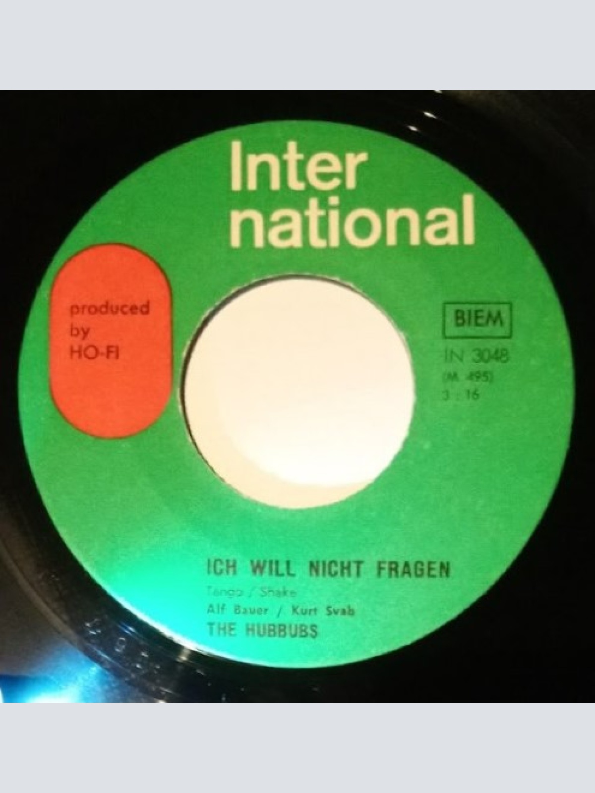 Vinyl / The Hubbubs - Shake "Evergreen" / Ich Will Nicht Fragen