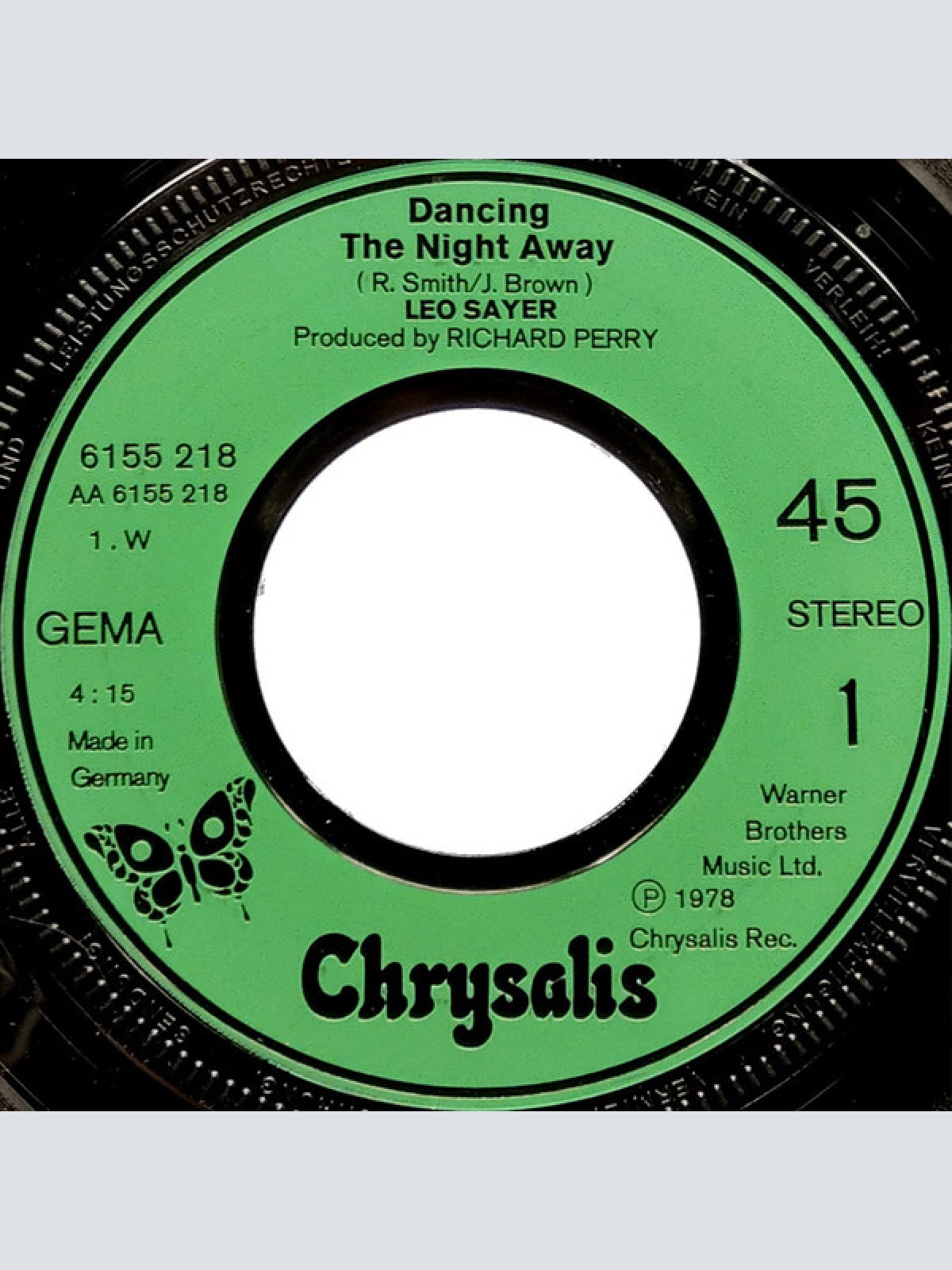 Vinyl / Leo Sayer - Dancing The Night Away