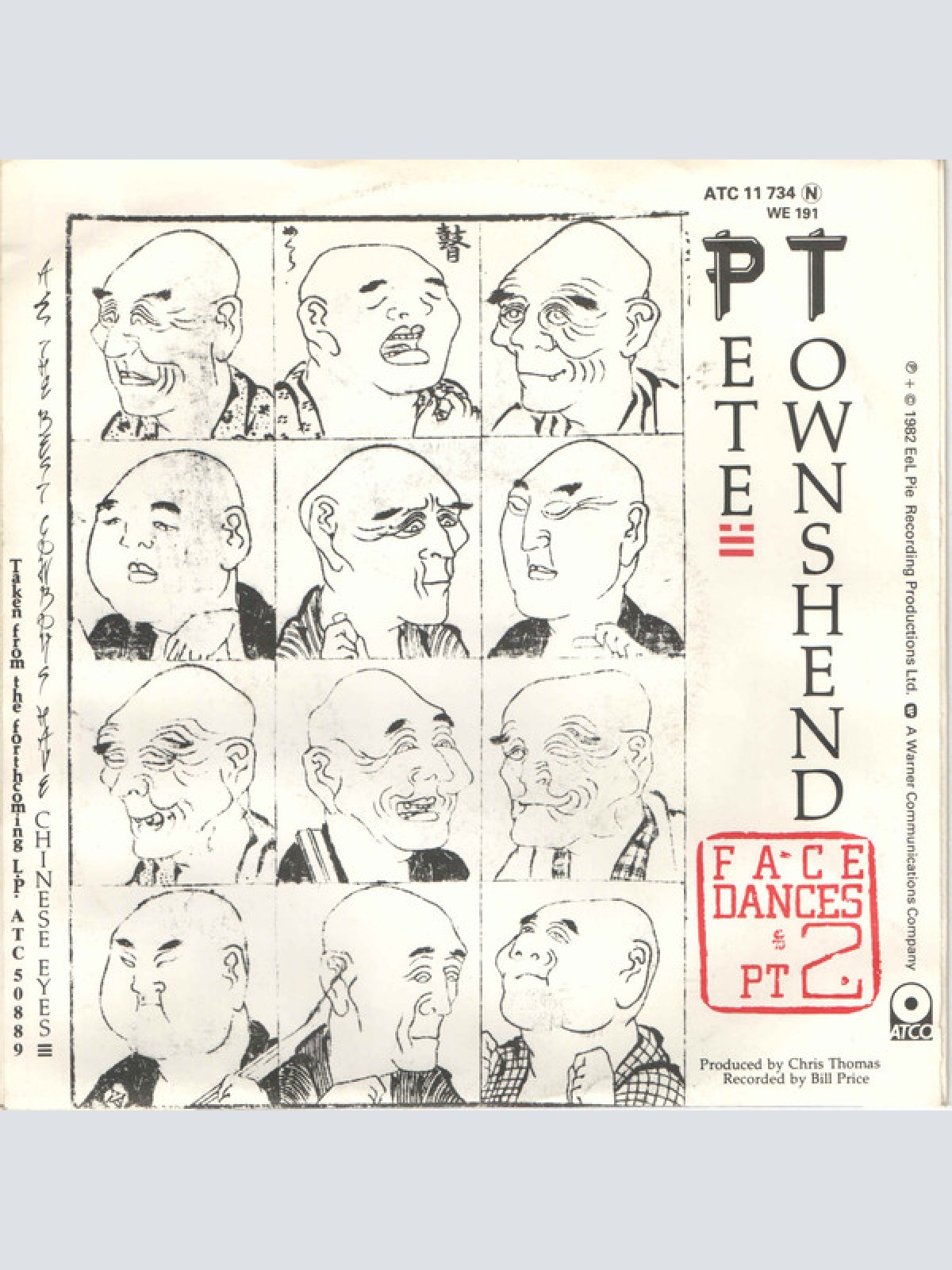 Vinyl / Pete Townshend - Face Dances (Pt. 2)