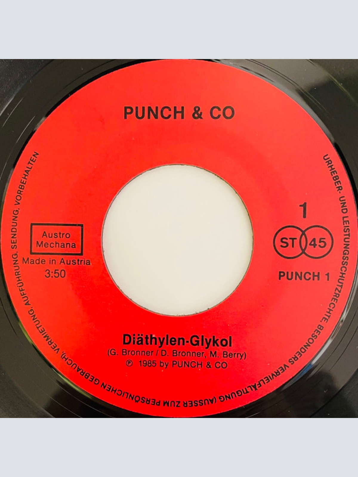 Vinyl / Punch & Co - Diäthylen-Glykol