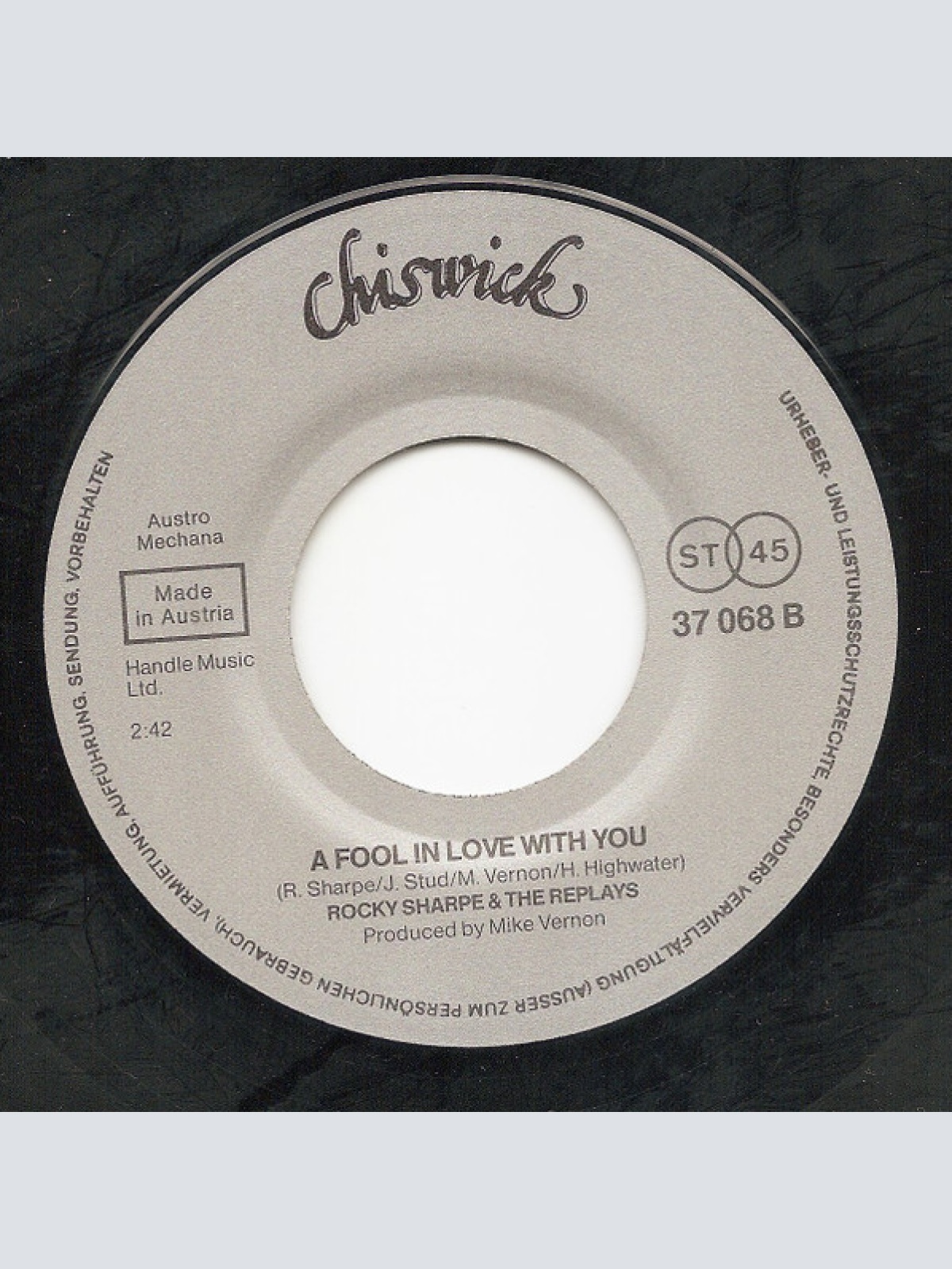 Vinyl / Rocky Sharpe & The Replays - Martian Hop