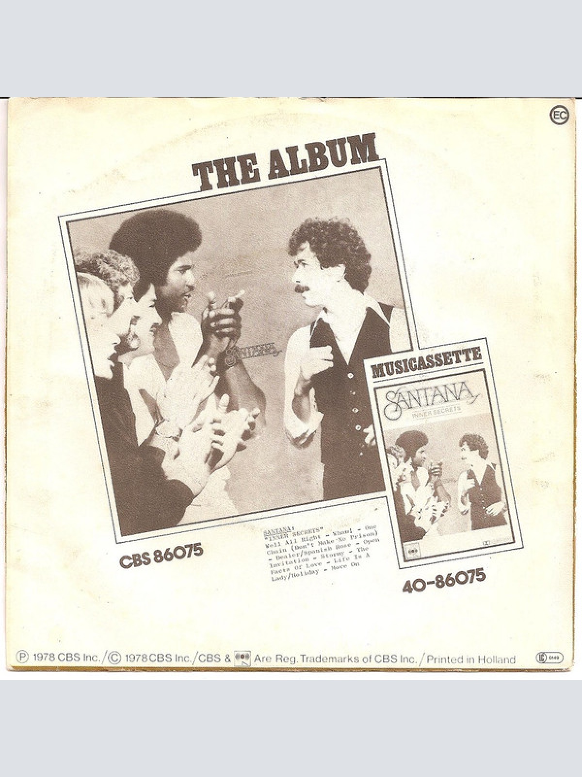 Vinyl / Santana - One Chain (Don't Make No Prison) / Wham!