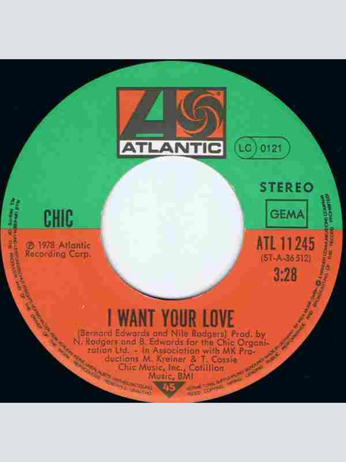 Vinyl / Chic - I Want Your Love / (Funny) Bone