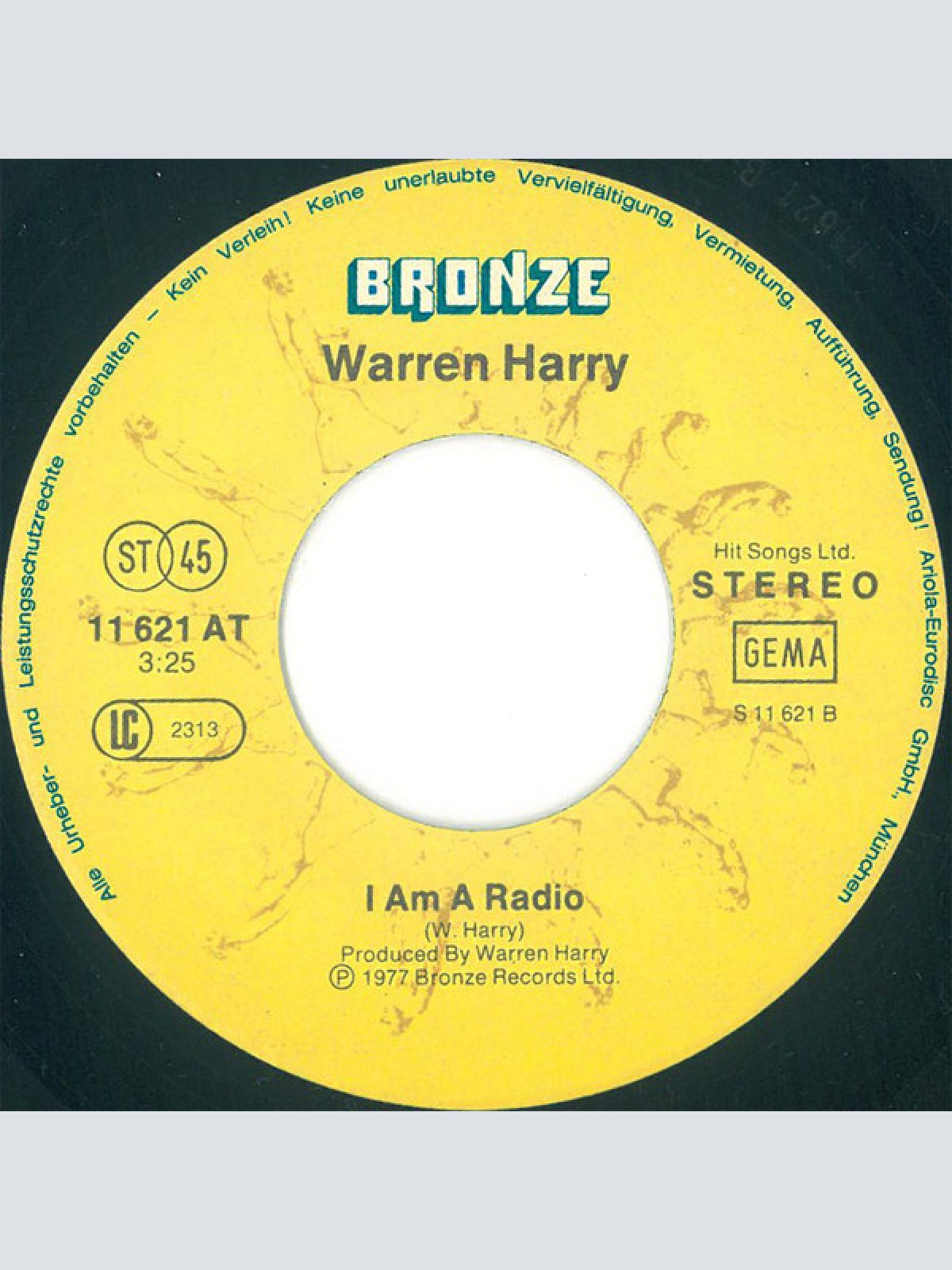 Vinyl / Warren Harry - Sail On