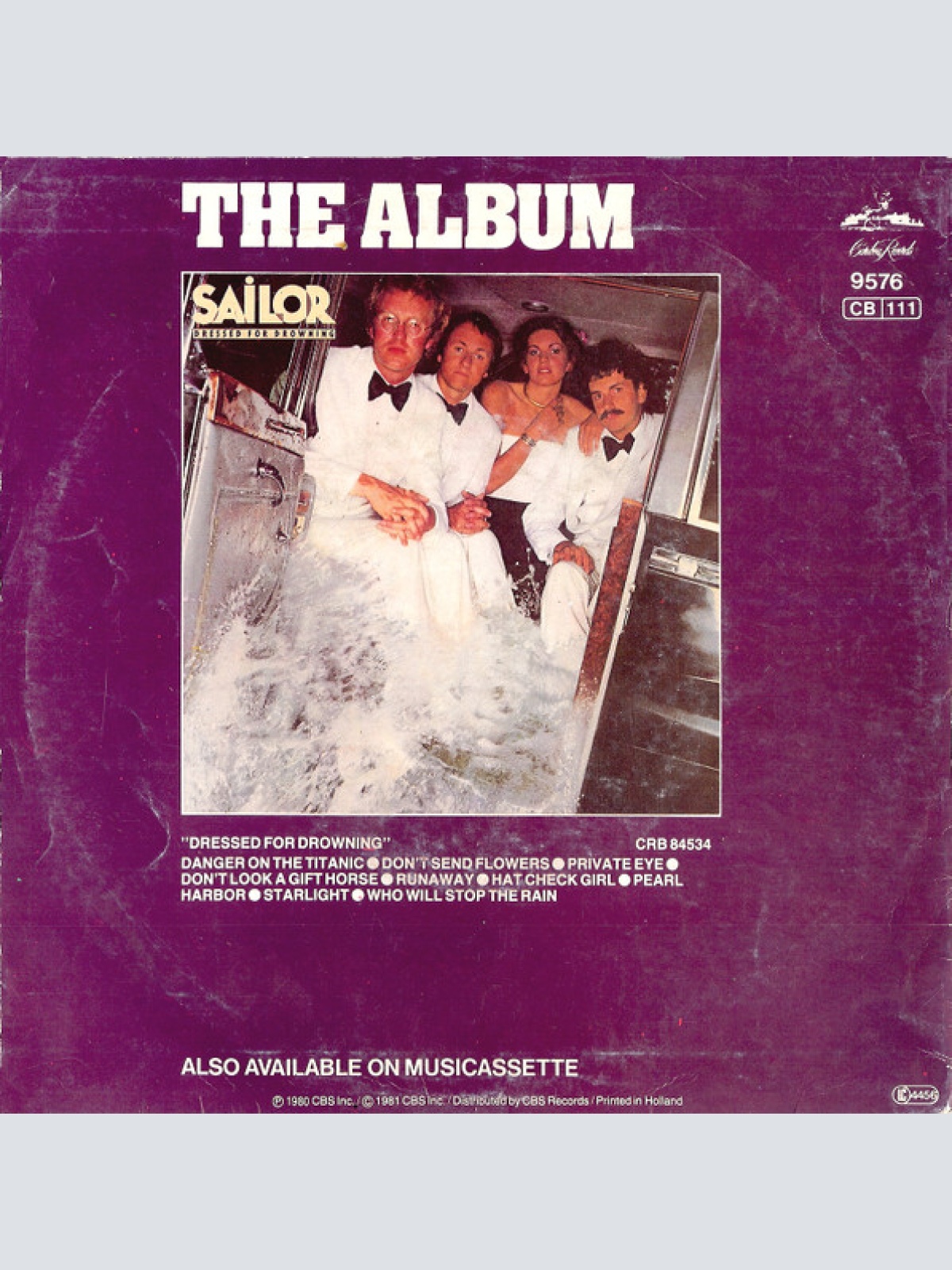 Vinyl / Sailor - Danger...On...The...Titanic