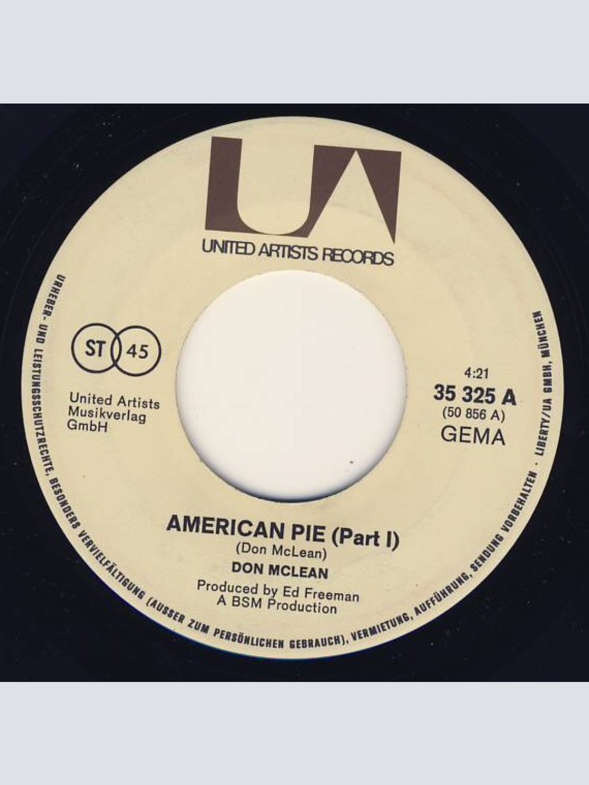 Vinyl / Don McLean - American Pie