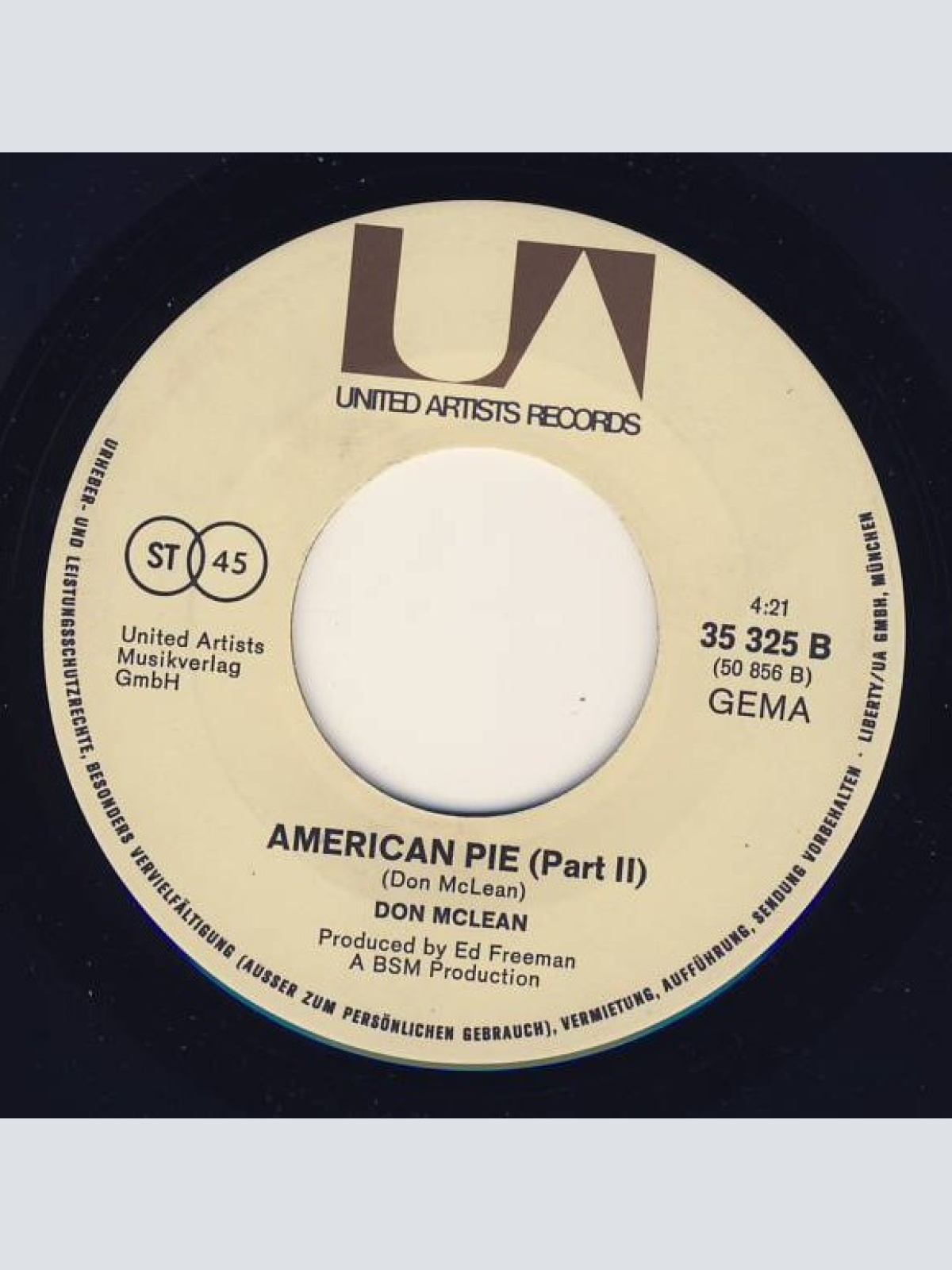 Vinyl / Don McLean - American Pie