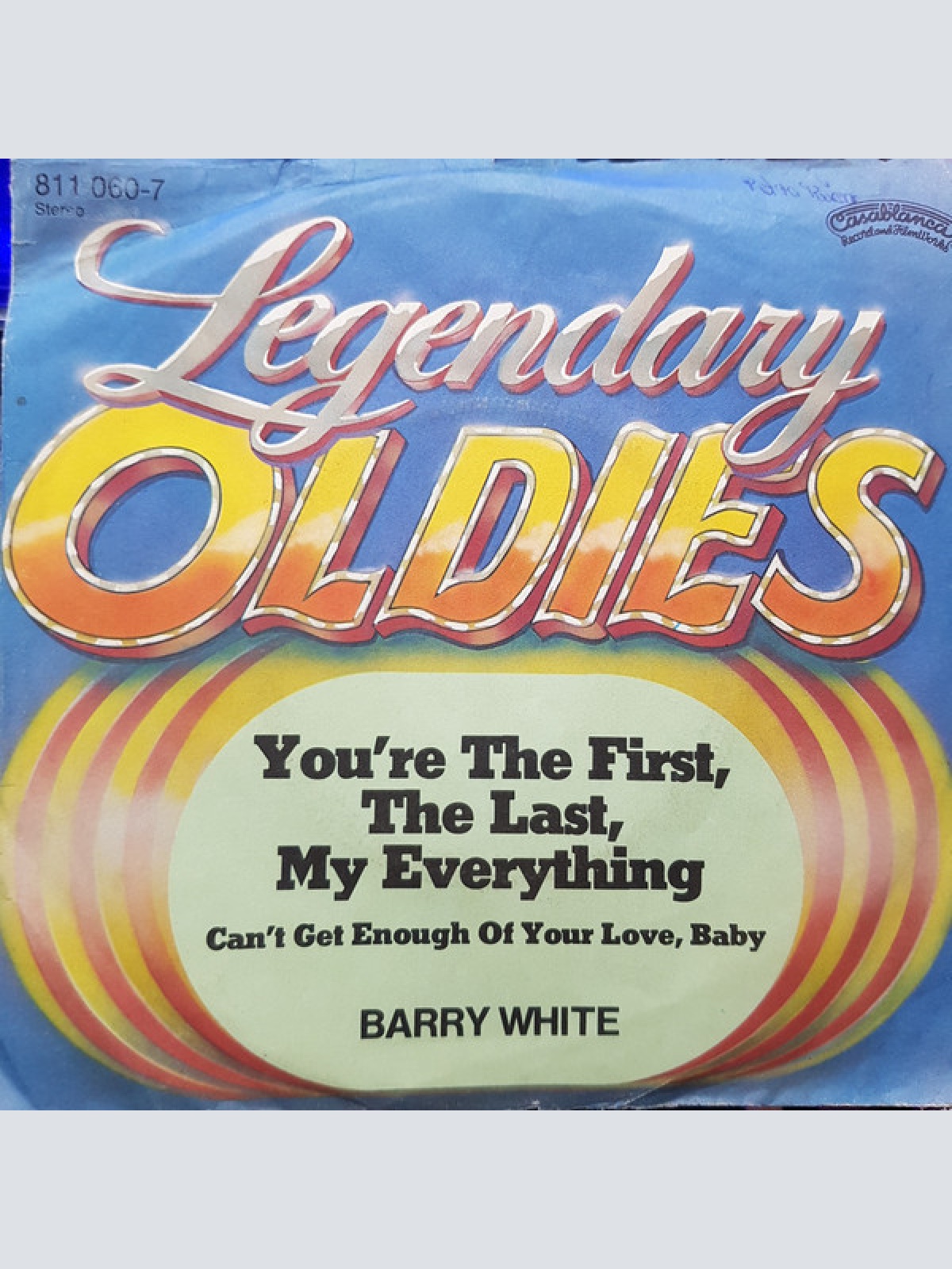 Vinyl / Barry White - You're The First, The Last, My Everything