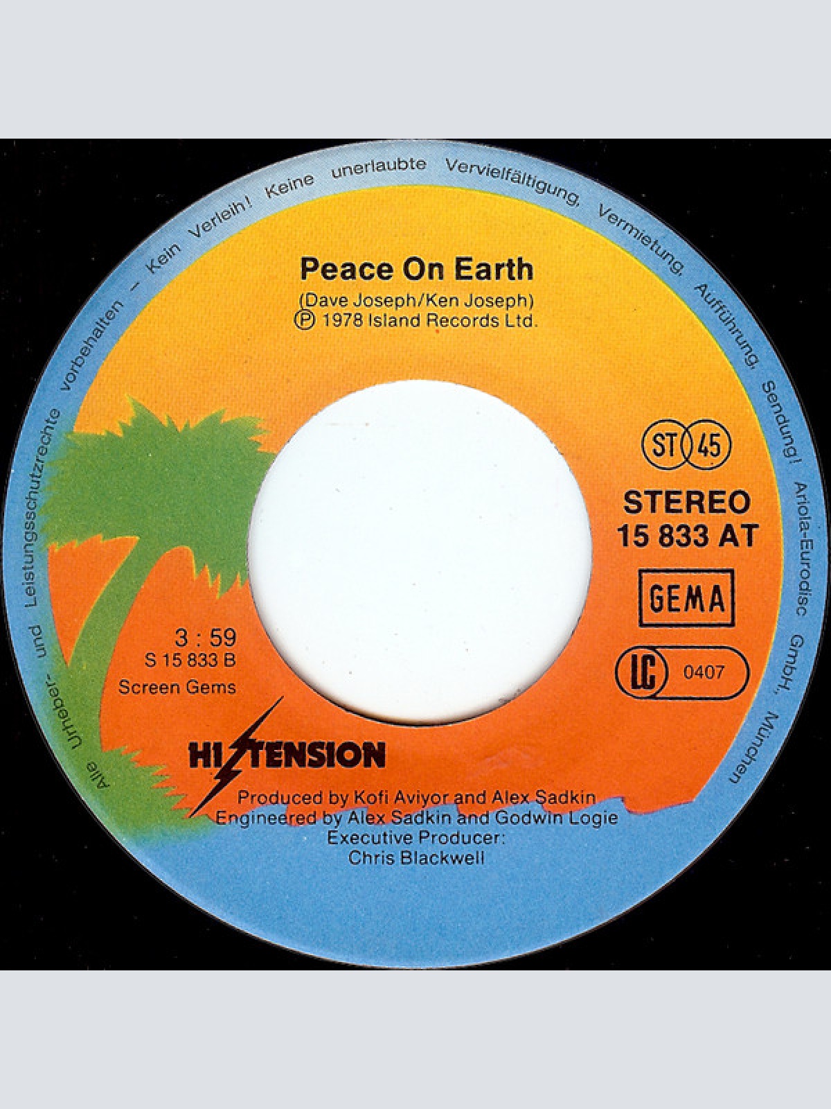 Vinyl / Hi-Tension - British Hustle