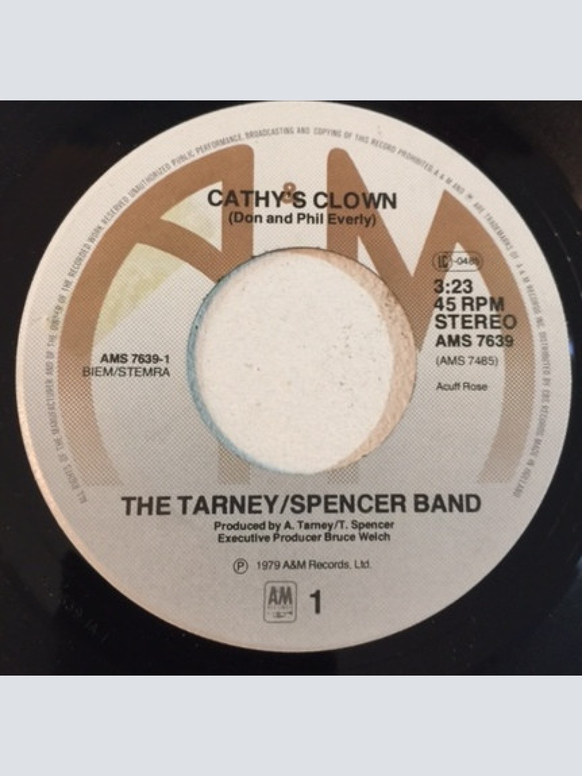 Vinyl / The Tarney Spencer Band* - Cathy's Clown