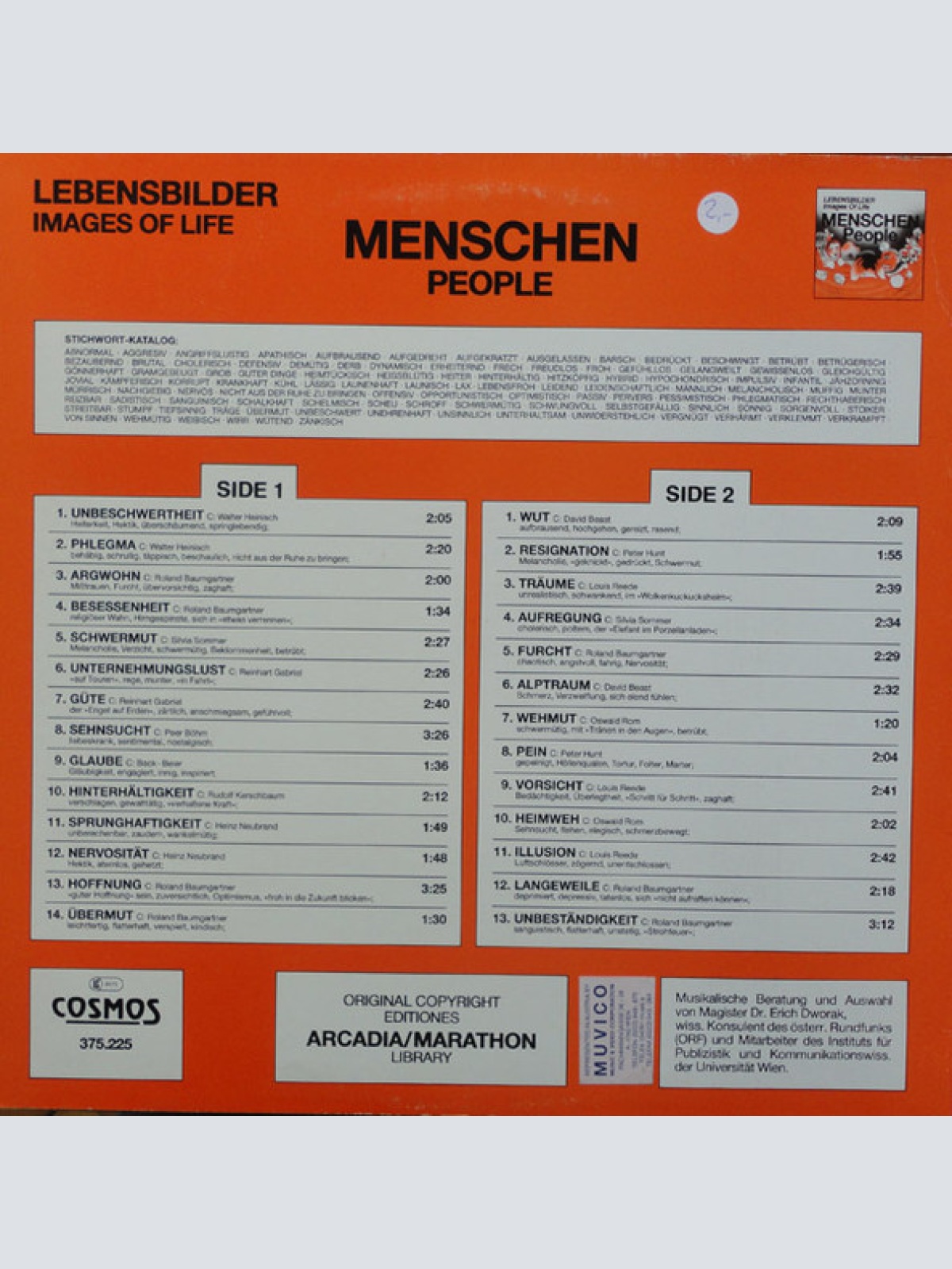 Vinyl / Various - Menschen = People