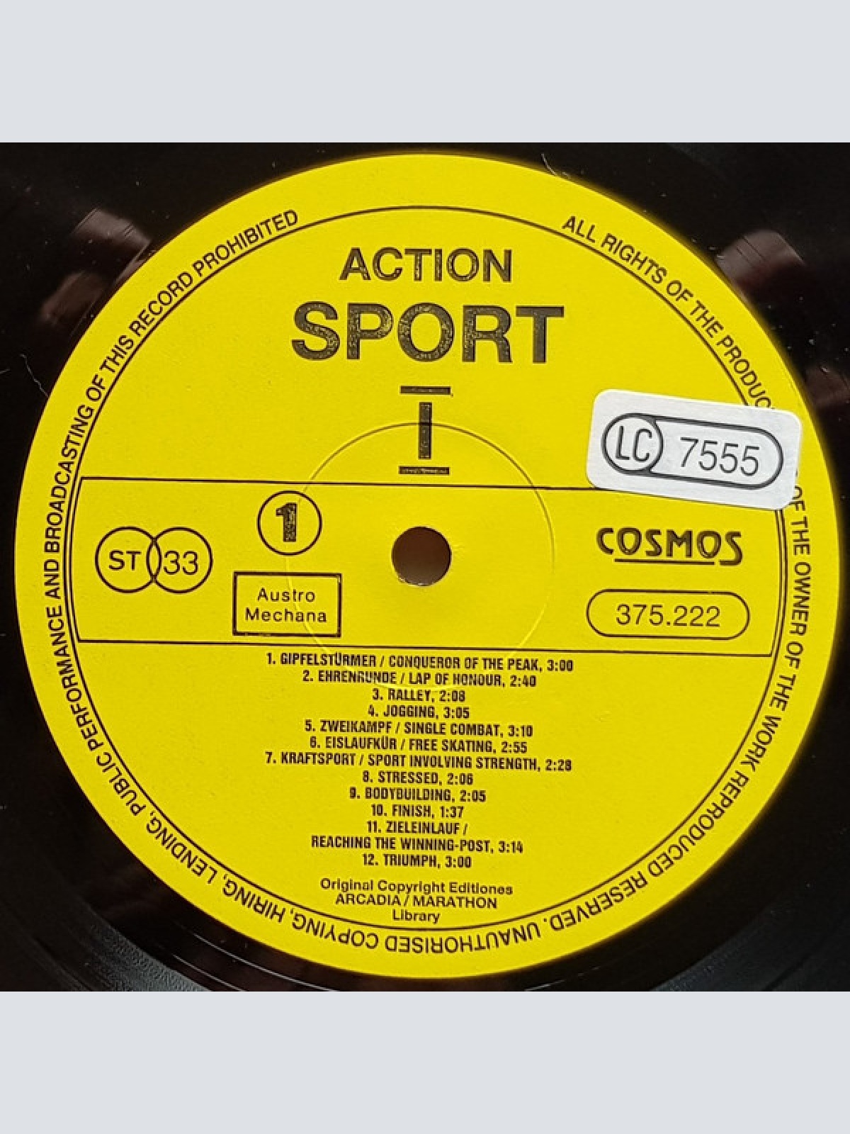 Vinyl / Various - Action Sport - I