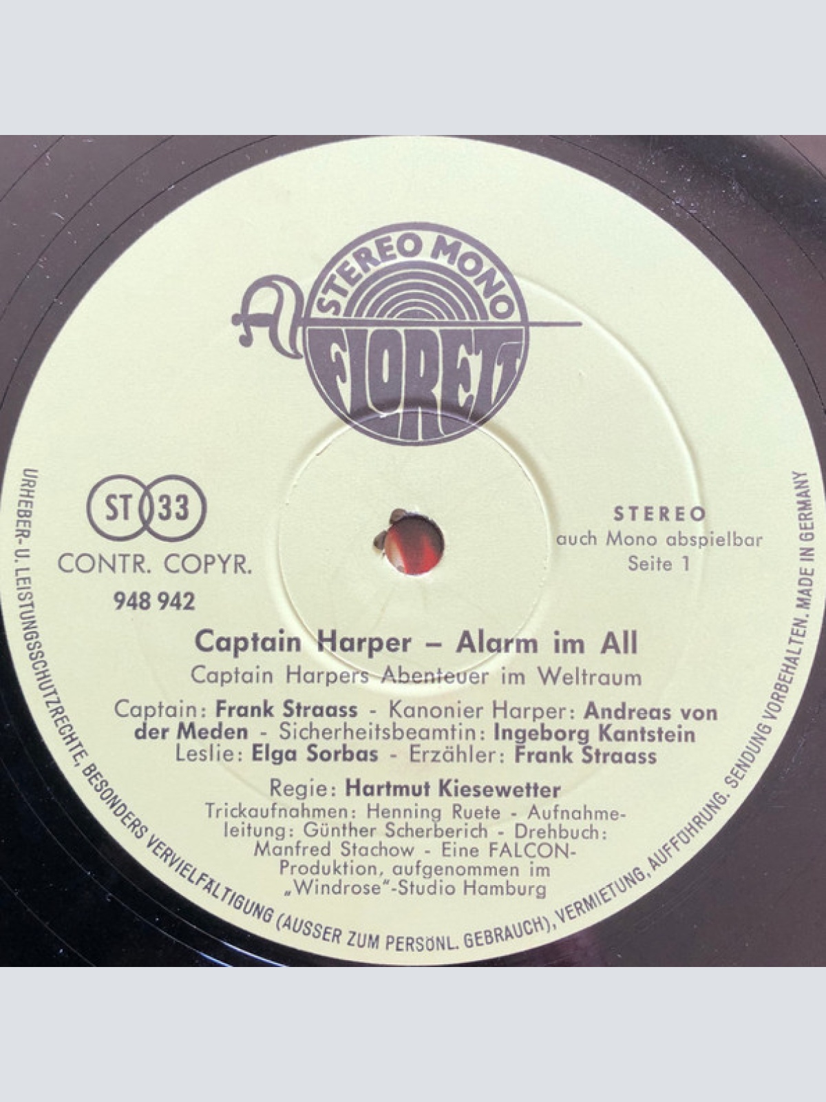 Vinyl / No Artist - Captain Harper - Alarm Im All (Ein Aufregendes Weltraum-Abenteuer)