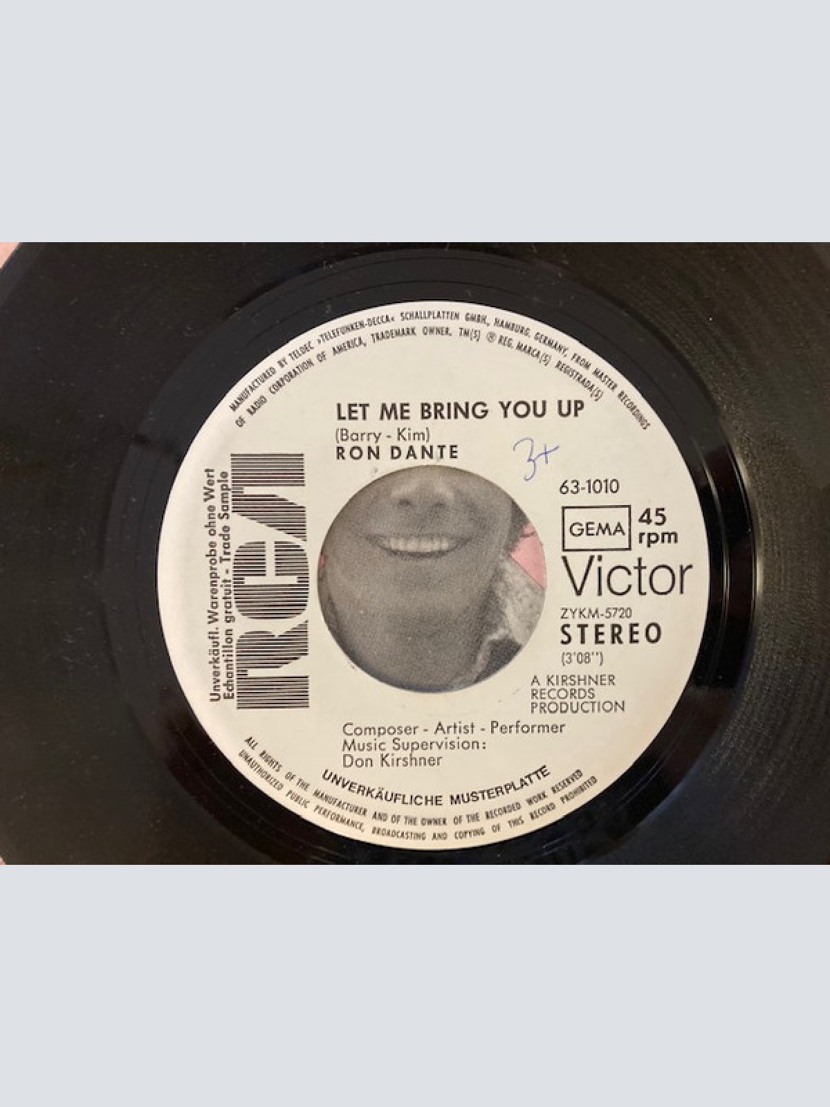 Vinyl / Ron Dante - Let Me Bring You Up