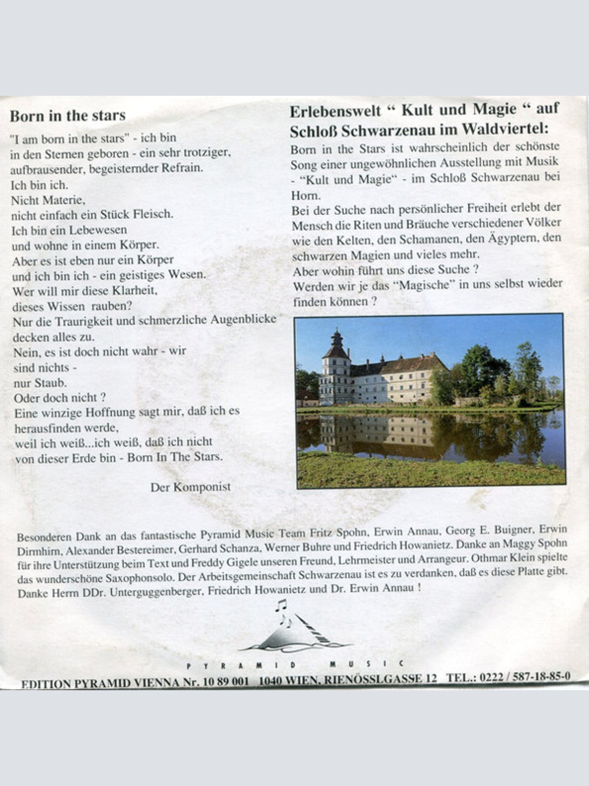 Vinyl / Pyramid Orchestra - Born In The Stars