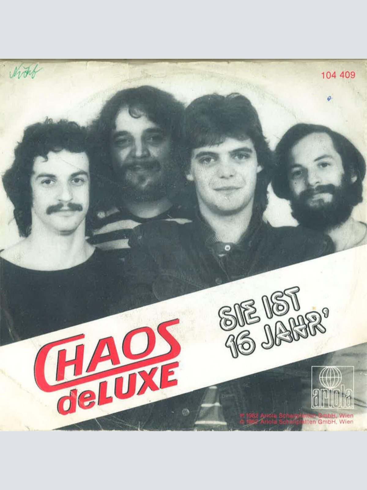Vinyl / Chaos De Luxe - Sie Ist 16 Jahr'