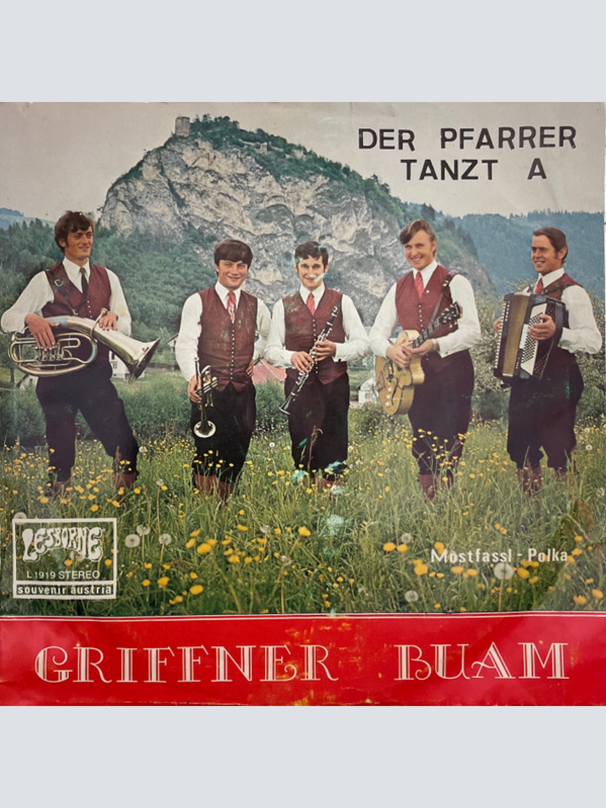 Vinyl / Griffner Buam, Griffner Gesangsquartett / Griffner Buam - Der Pfarrer Tanzt A / Mostfassl-Polka
