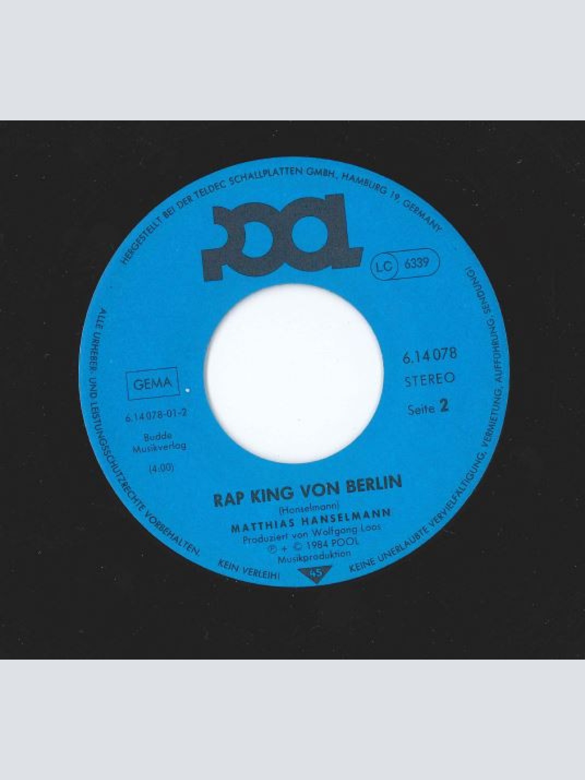 Vinyl / Matthias Hanselmann - Flug In Die Unendlichkeit