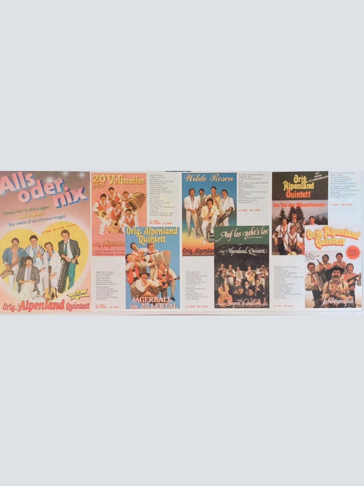 Vinyl / Orig. Alpenland Quintett - Alls Oder Nix