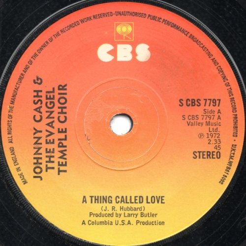 Vinyl / Johnny Cash & The Evangel Temple Choir - A Thing Called Love