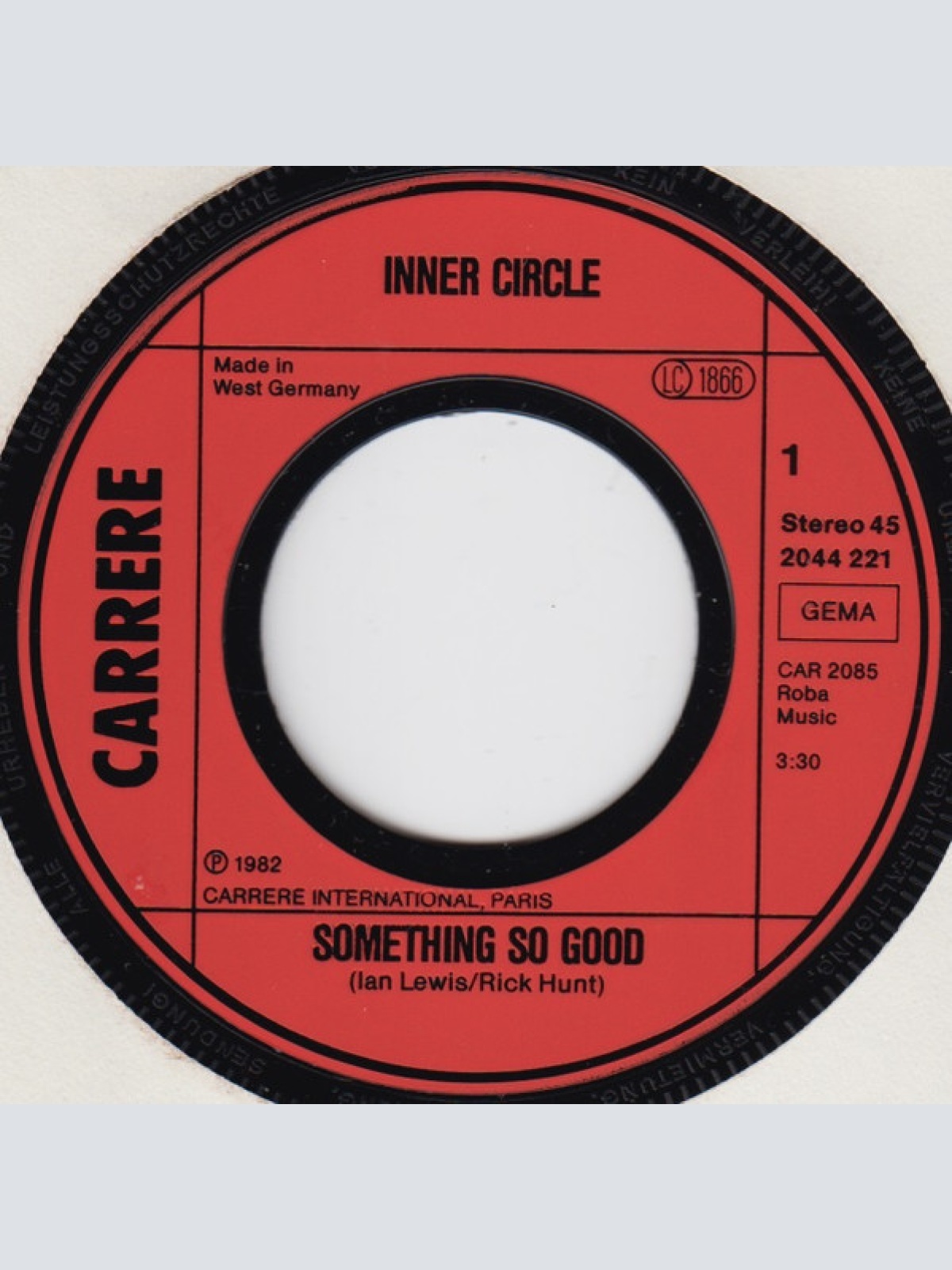 Vinyl / Inner Circle - Something So Good