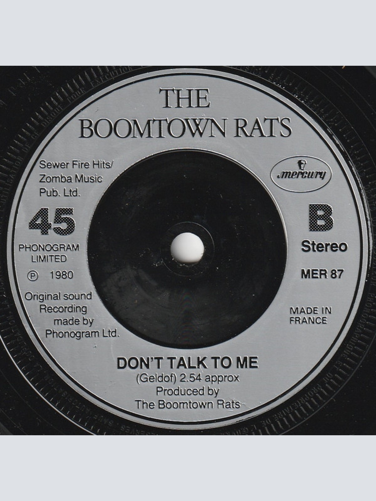 Vinyl / The Boomtown Rats - Never In A Million Years