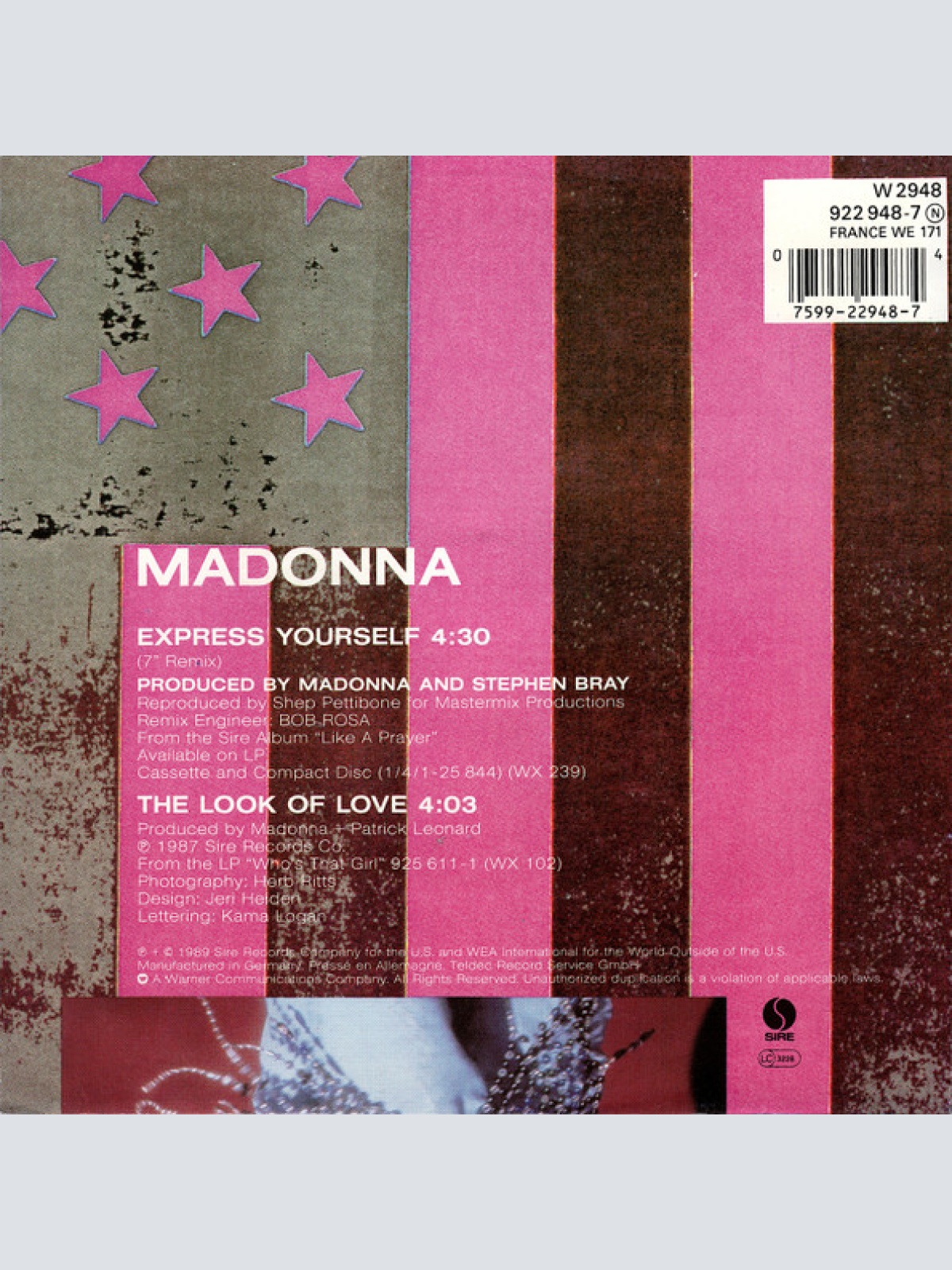 Vinyl / Madonna - Express Yourself