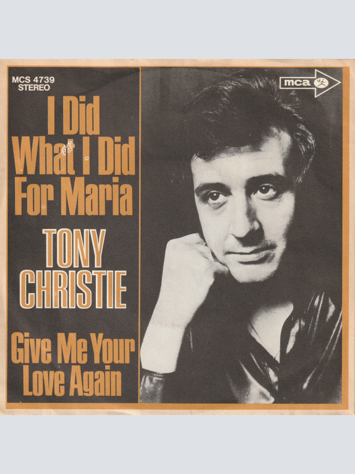 Vinyl / Tony Christie - I Did What I Did For Maria