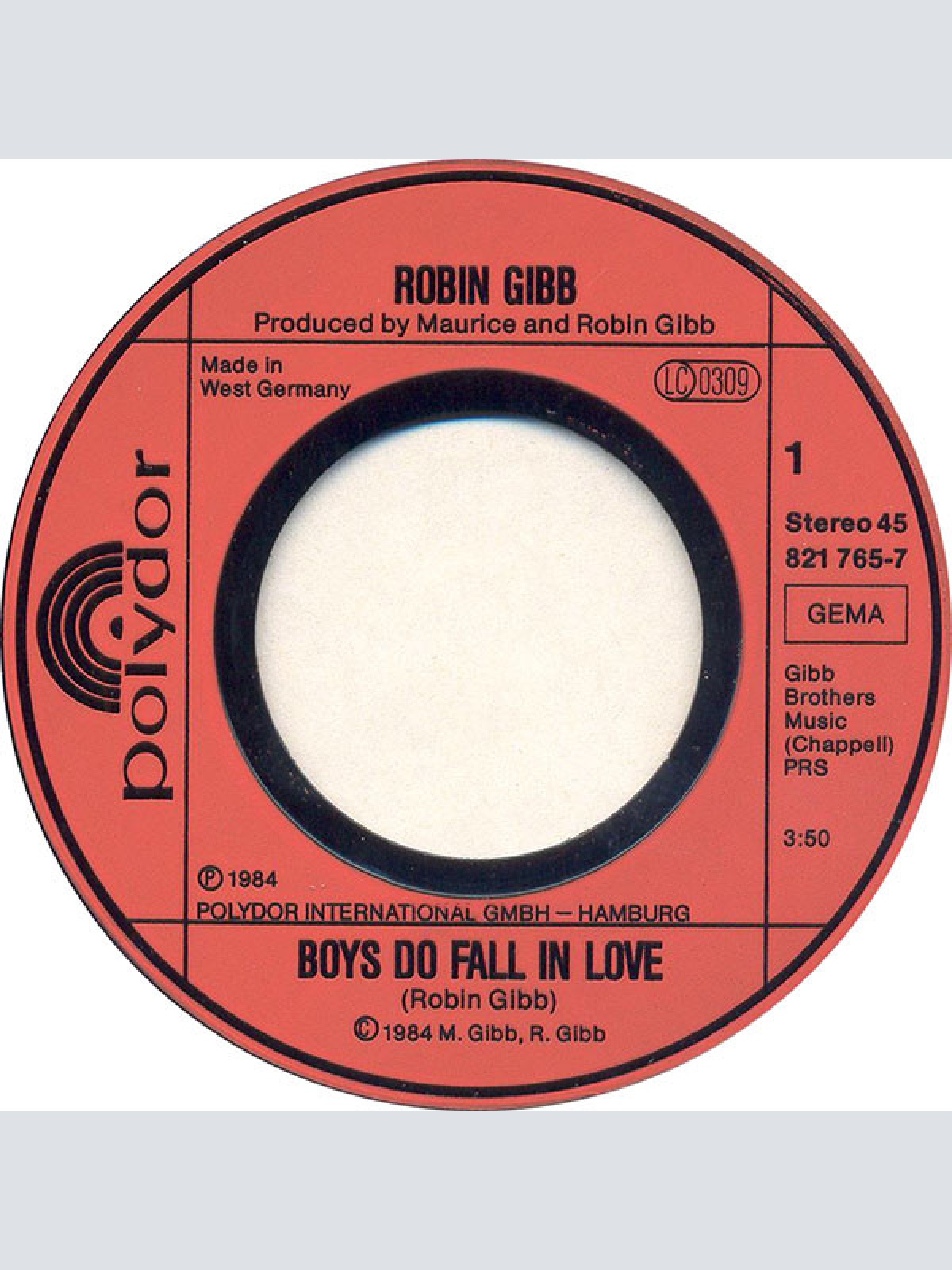 Vinyl / Robin Gibb - Boys Do Fall In Love