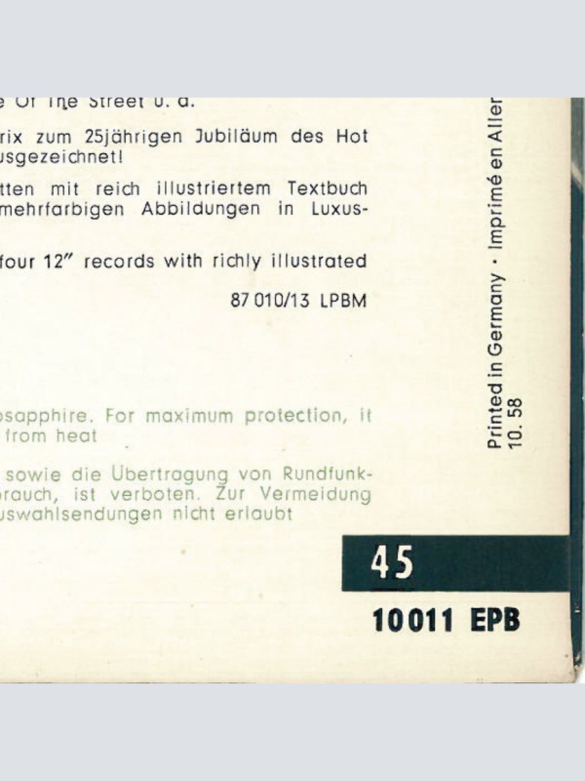 Vinyl / Louis Armstrong With His All Stars* And Sy Oliver And His Orchestra - Skokiaan / Otchi-Tchor-Ni-Ya