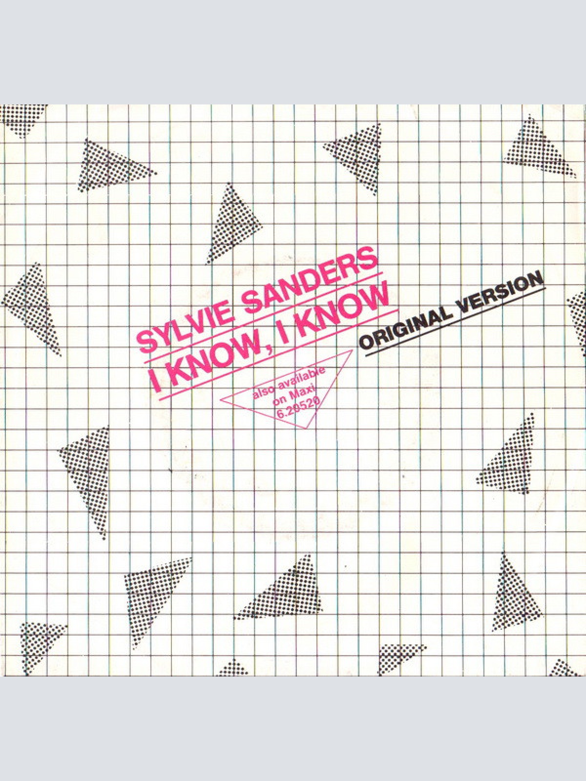 Vinyl / Sylvie Sanders - I Know, I Know