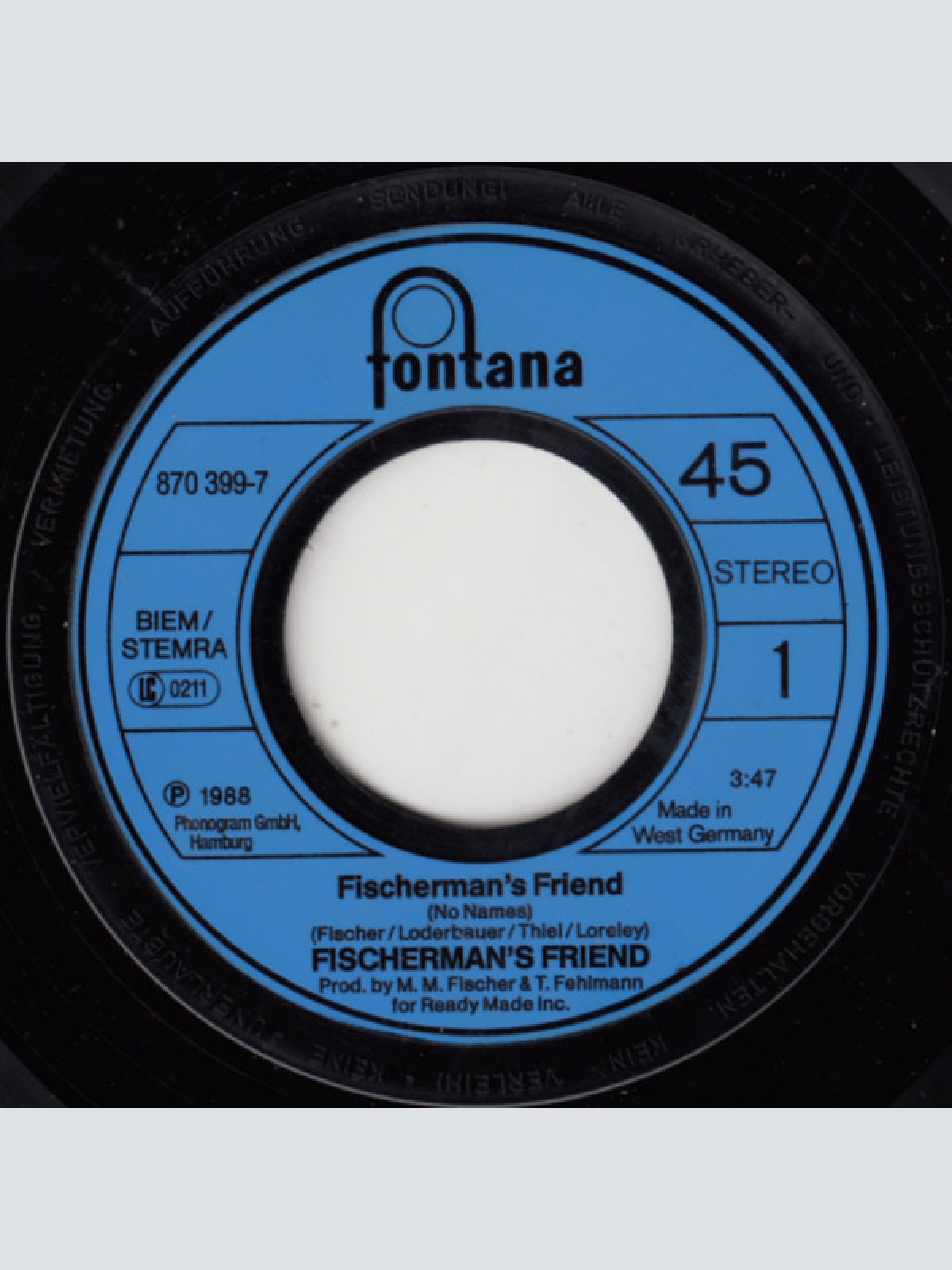 Vinyl / Fischerman's Friend - Fischerman's Friend