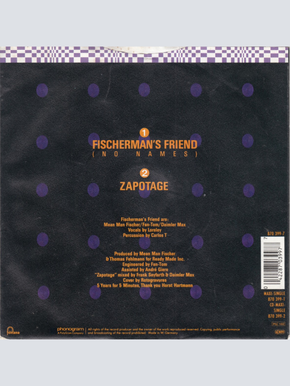 Vinyl / Fischerman's Friend - Fischerman's Friend
