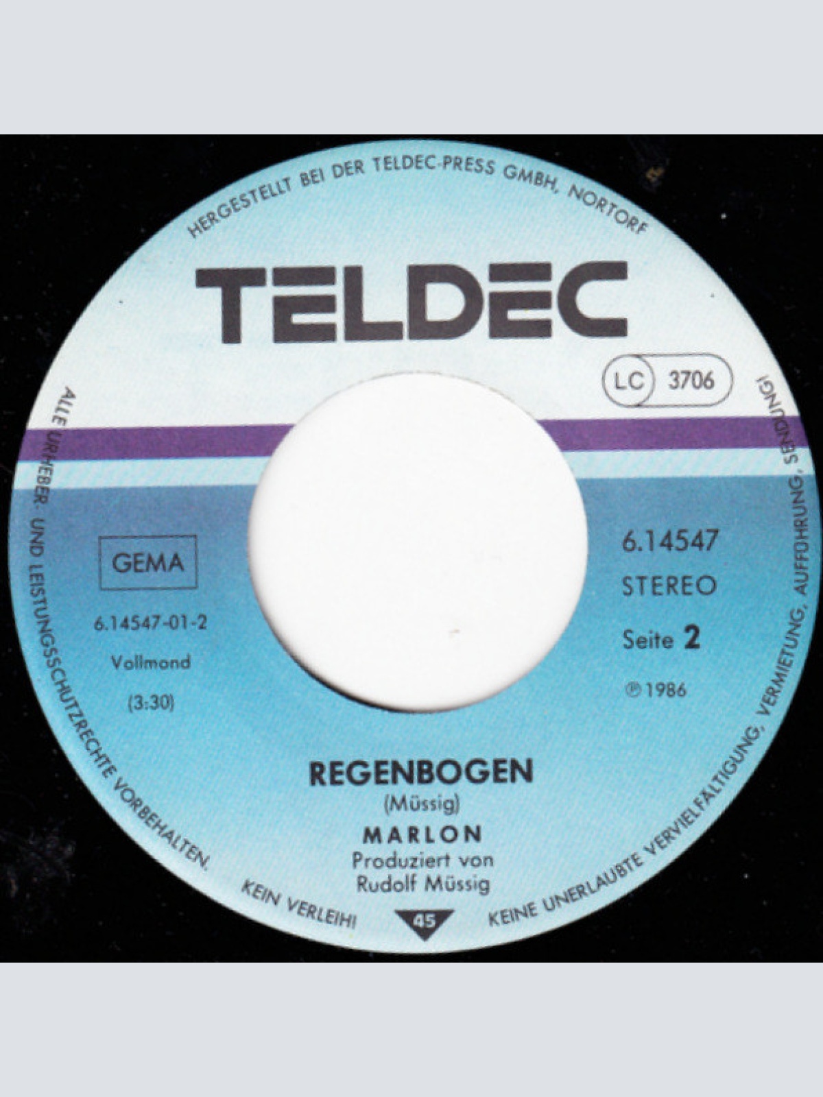 Vinyl / Marlon (26) - Süchtig Nach Dir