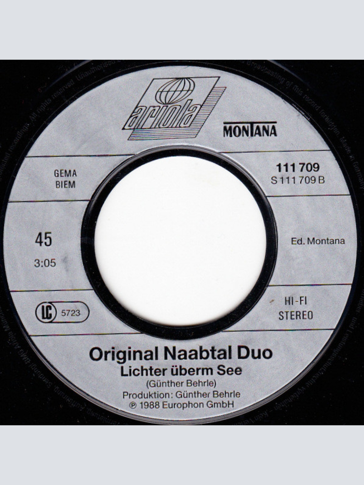 Vinyl / Original Naabtal Duo - Patrona Bavariae